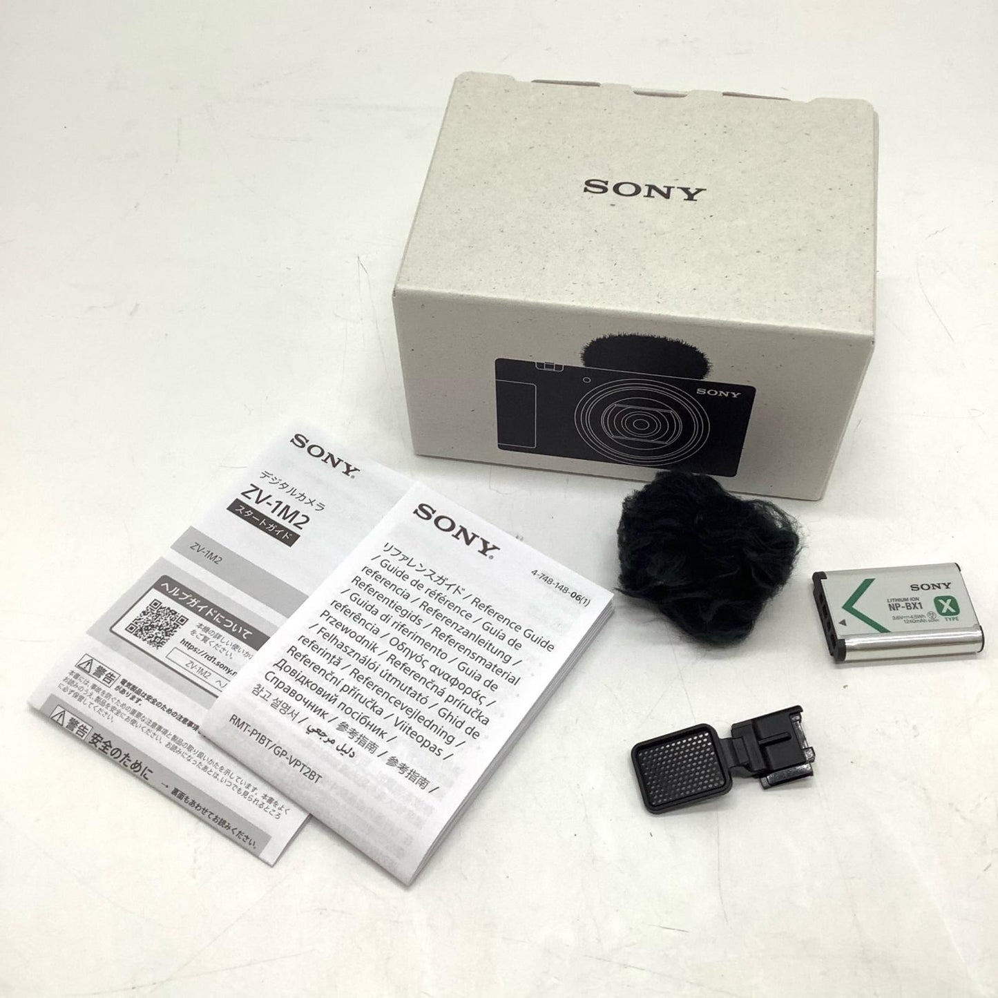 【全額返金保証】【最速発送】Sony コンパクトデジタルカメラ ZV-1M2 ブラック 美品 動作確認済