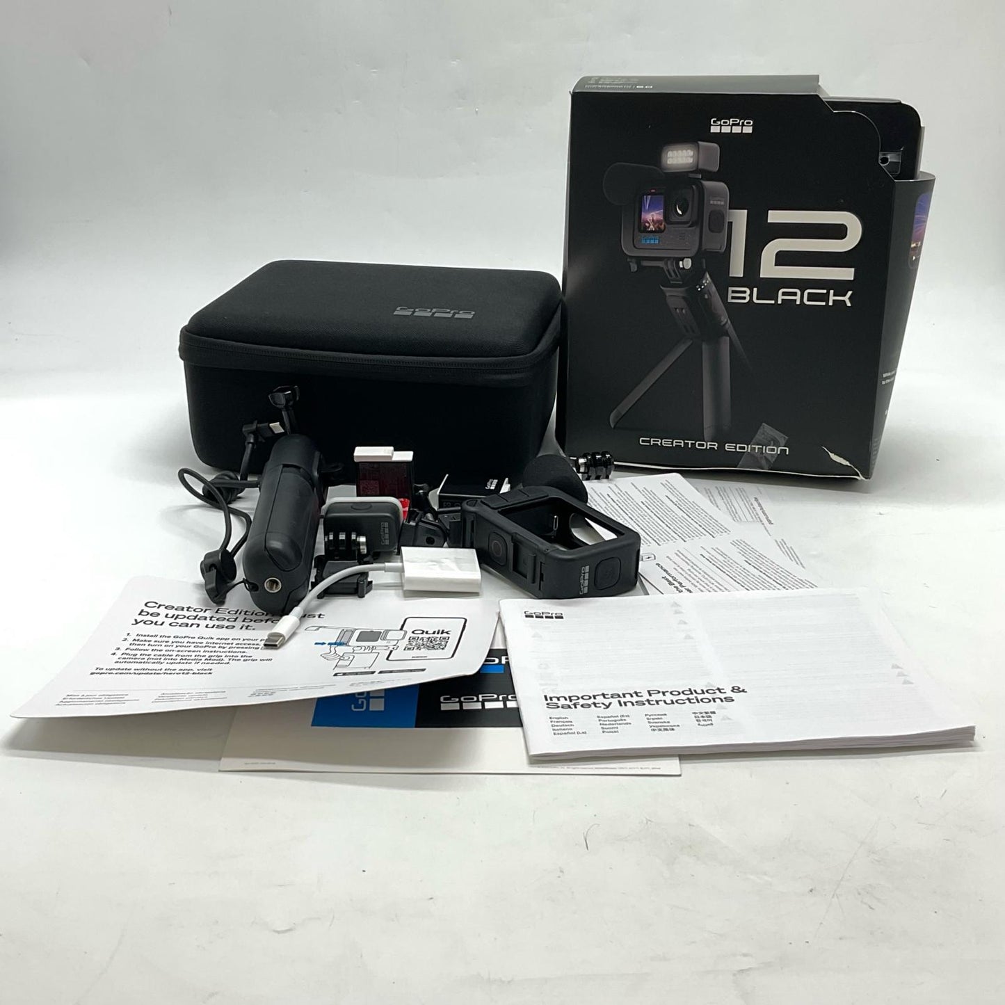 【全額返金保証】【最速発送】GoPro HERO12 BLACK Creator Edition 美品 動作確認済