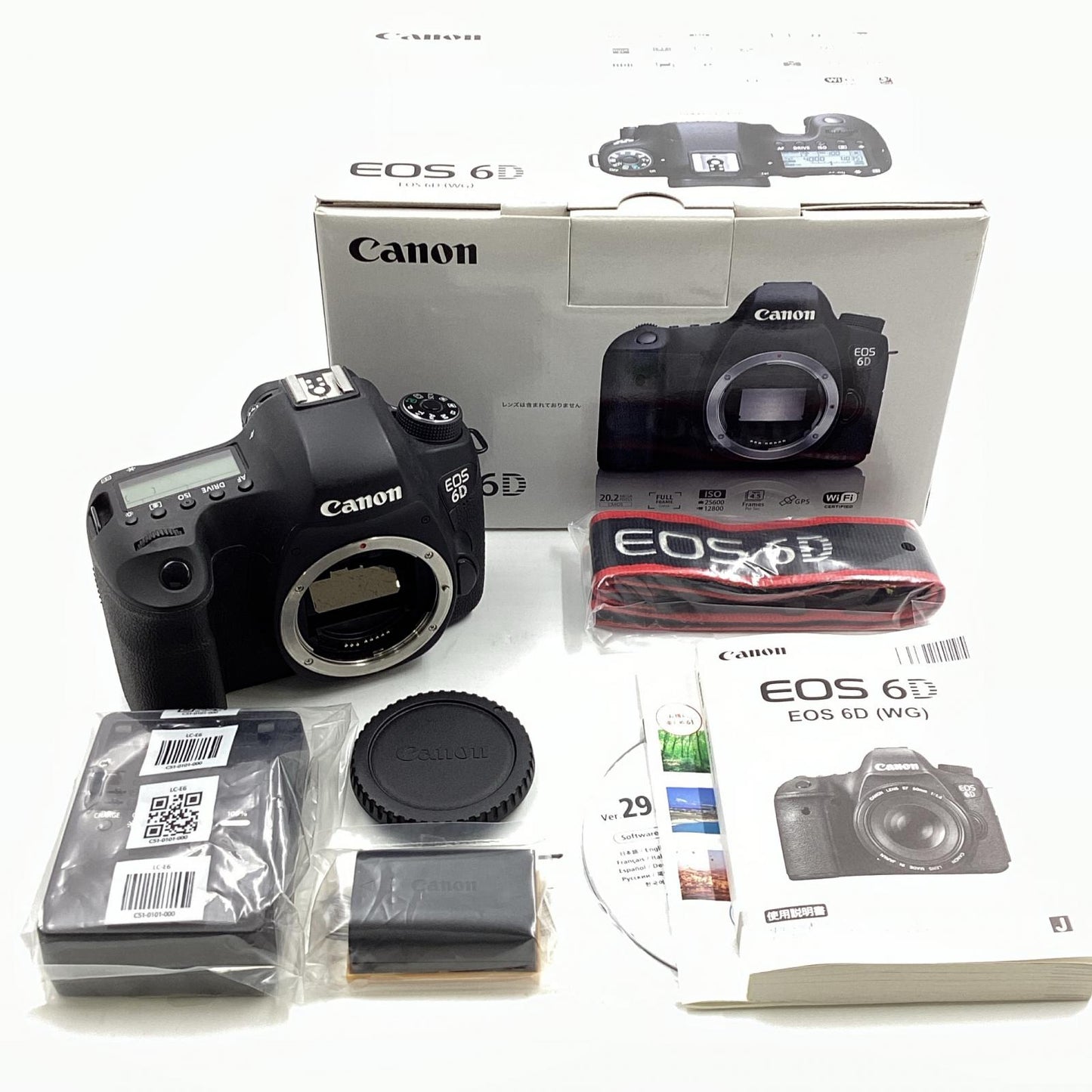 【全額返金保証】【最速発送】Canon デジタル一眼 EOS 6D ボディ ブラック 動作確認済
