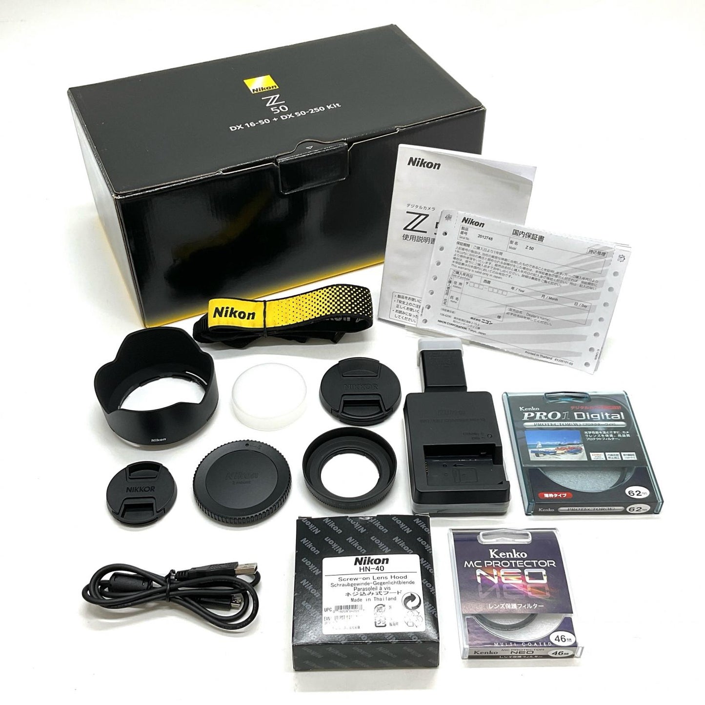 【全額返金保証】【最速発送】Nikon デジタル一眼 Z 50 ダブルズームキット ブラック 美品 動作確認済