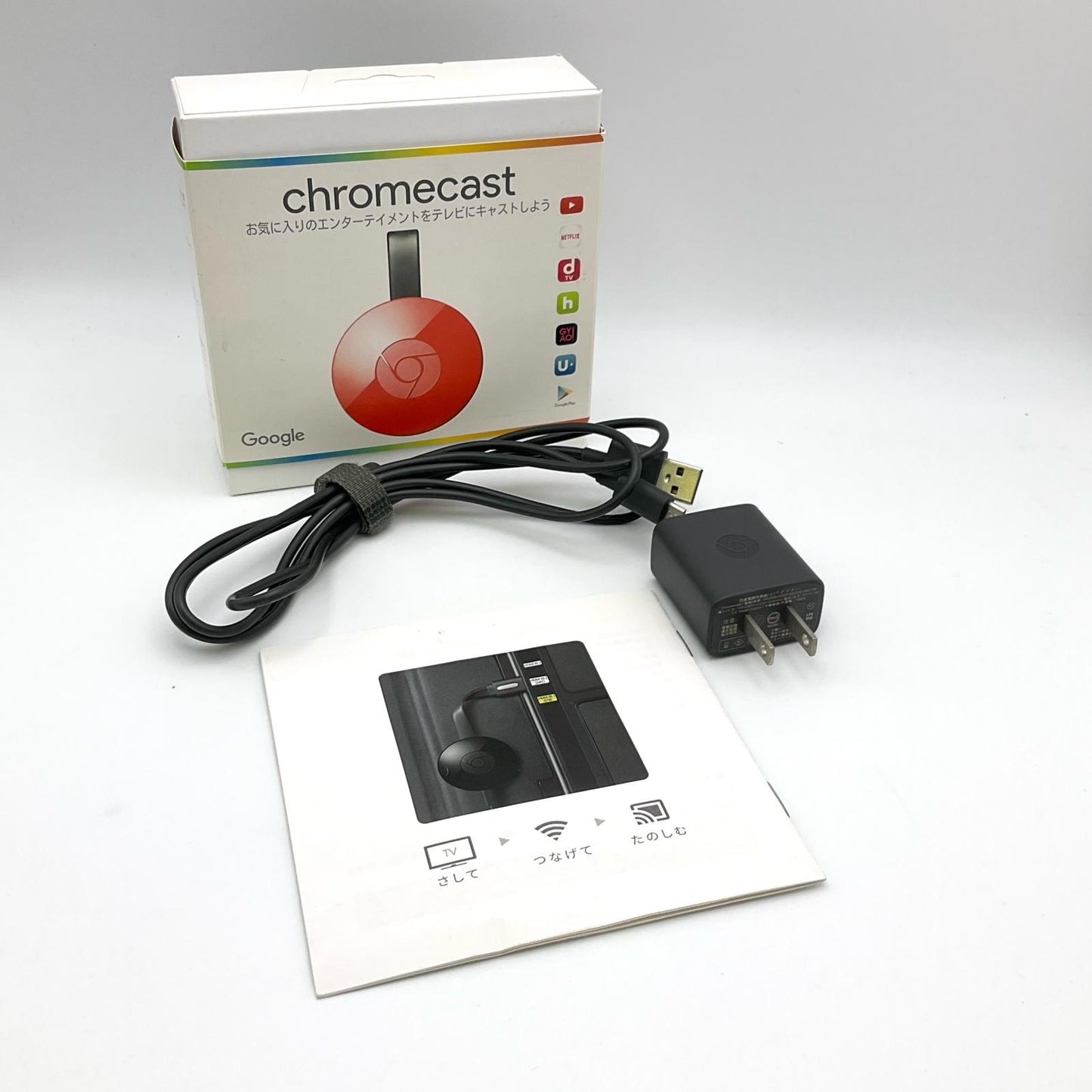 【全額返金保証】【最速発送】Google chromecast NC2-6A5 美品 動作確認済