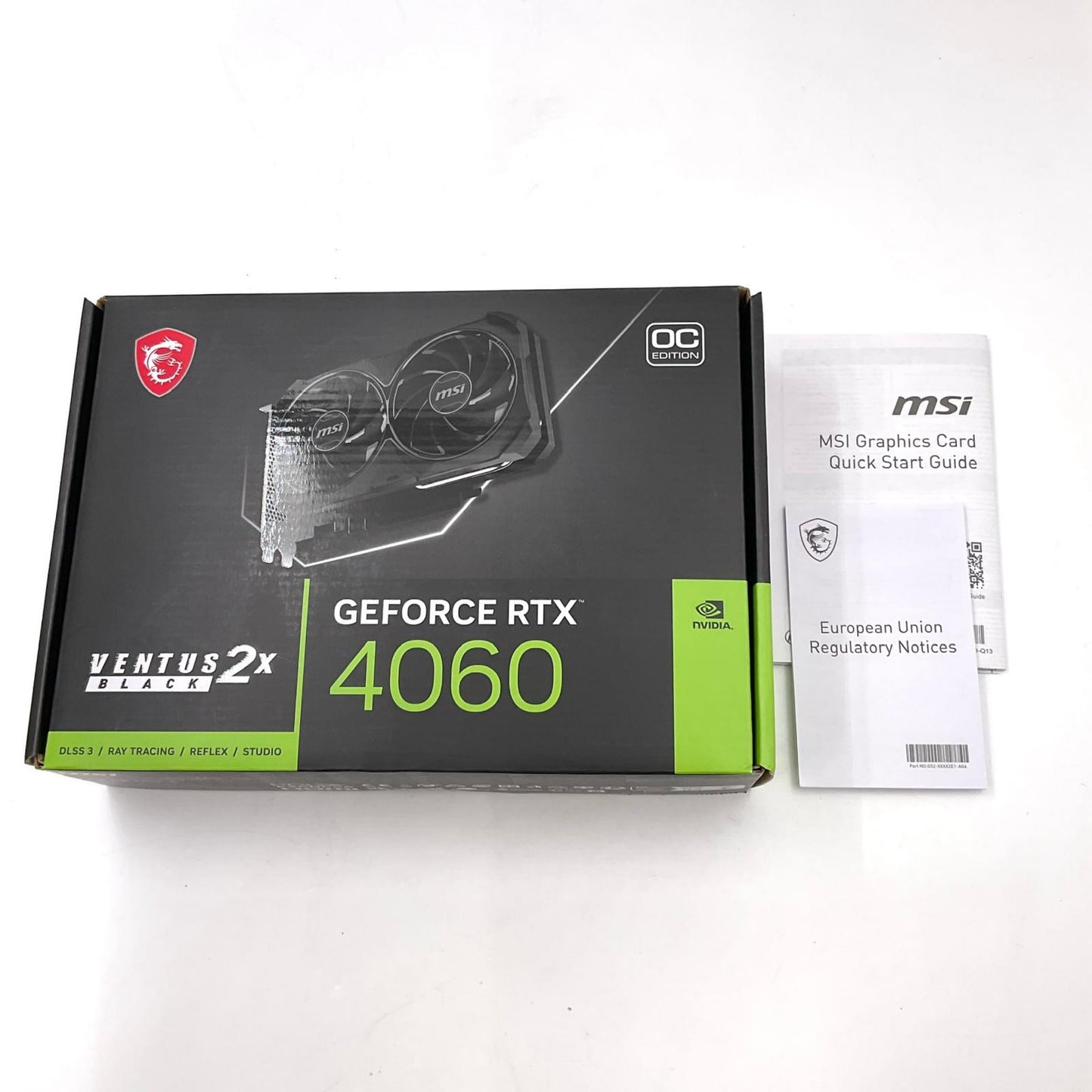 【全額返金保証】【最速発送】MSI GeForce RTX 4060 VENTUS 2X WHITE 8G OC 912-V516-208 超美品 動作確認済