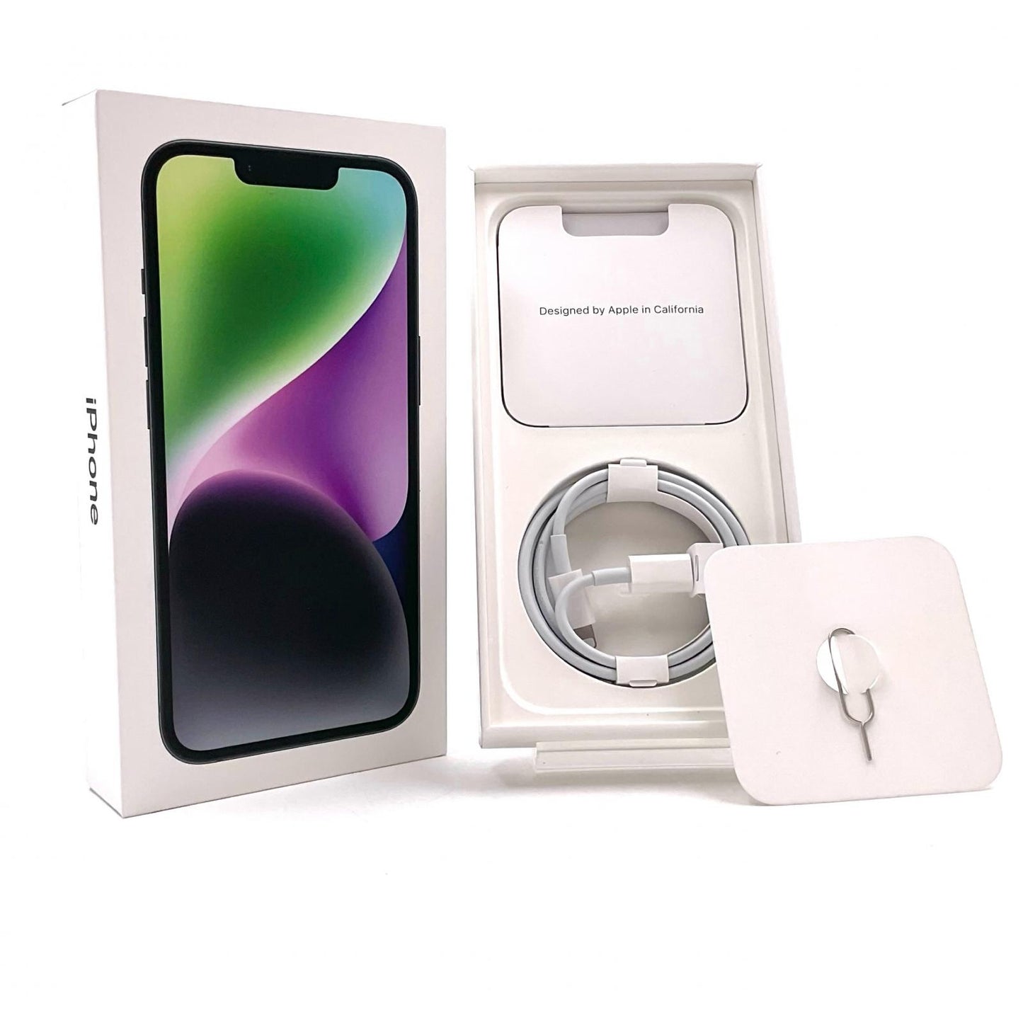 【全額返金保証】【最速発送】Apple iPhone iPhone 14 128GB ミッドナイト docomo 白ロム 美品 動作確認済 95%