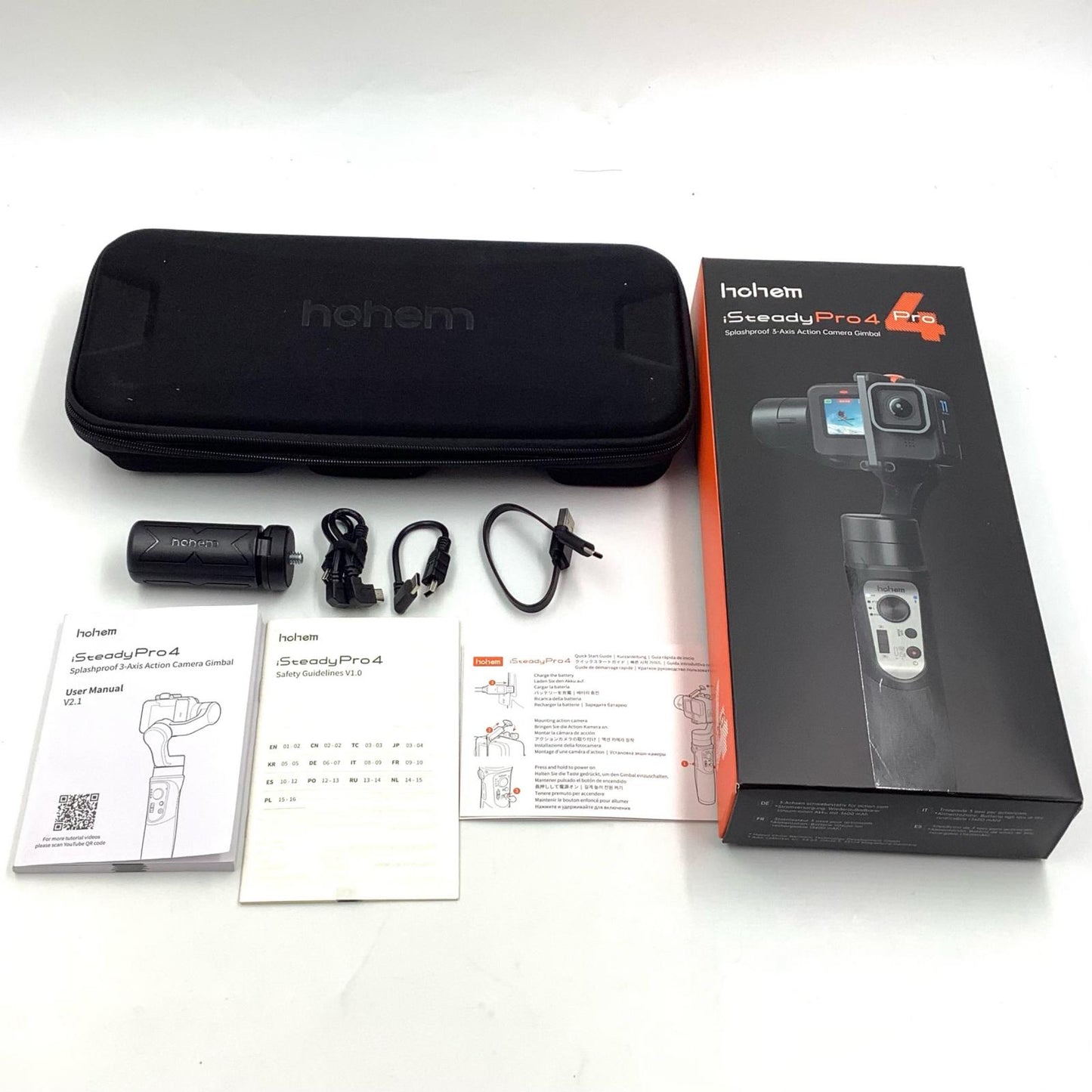 【全額返金保証】【最速発送】Hohem iSteady Pro4 アクションカメラジンバル 美品 動作確認済