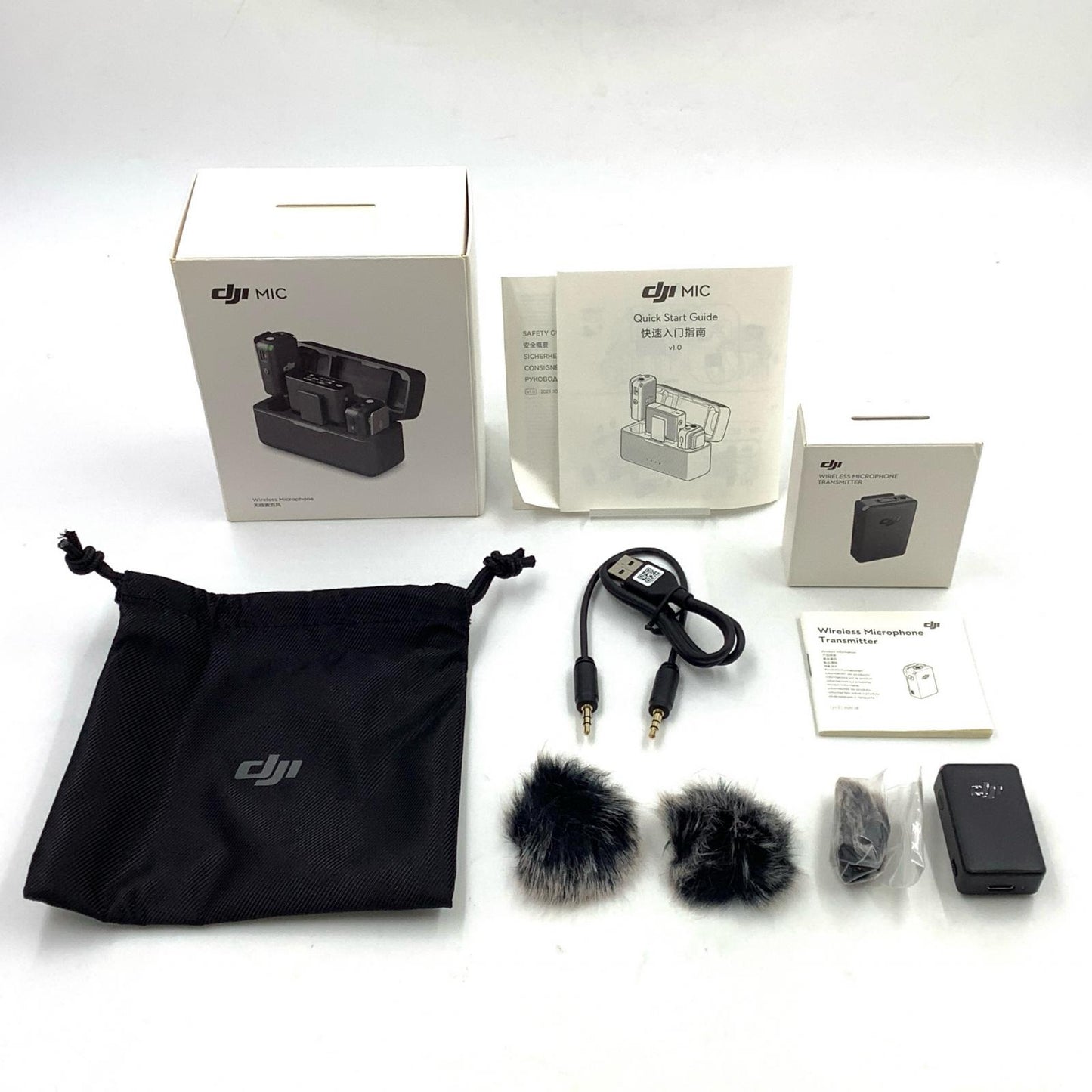 【全額返金保証】【最速発送】DJI DJI Mic +ワイヤレスマイクトランスミッター 美品 動作確認済