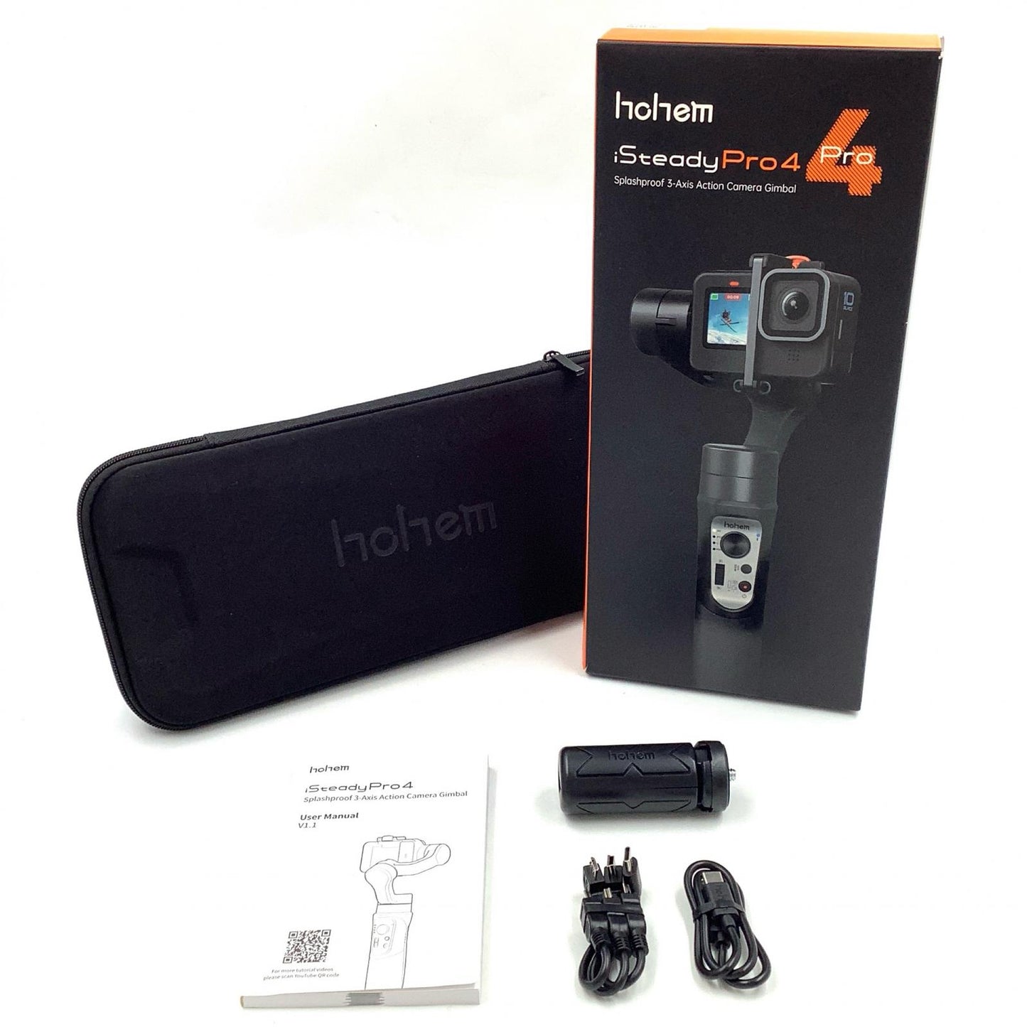 【全額返金保証】【最速発送】Hohem iSteady Pro4 アクションカメラジンバル 美品 動作確認済