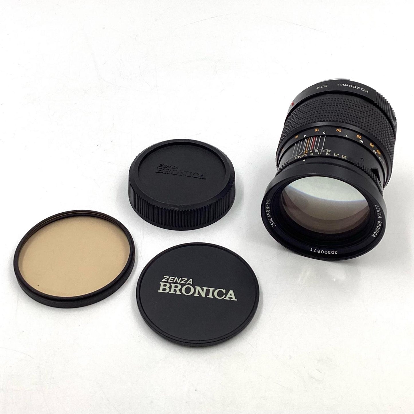 【全額返金保証】【最速発送】 ZENZA BRONICA ZENZANON-PG 200mm F4.5 美品 動作確認済