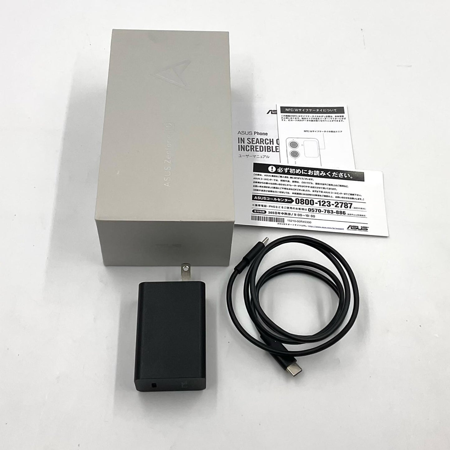 【全額返金保証】【最速発送】ASUS Zenfone 10 128GB black SIMフリー AI2302 白ロム 美品 動作確認済