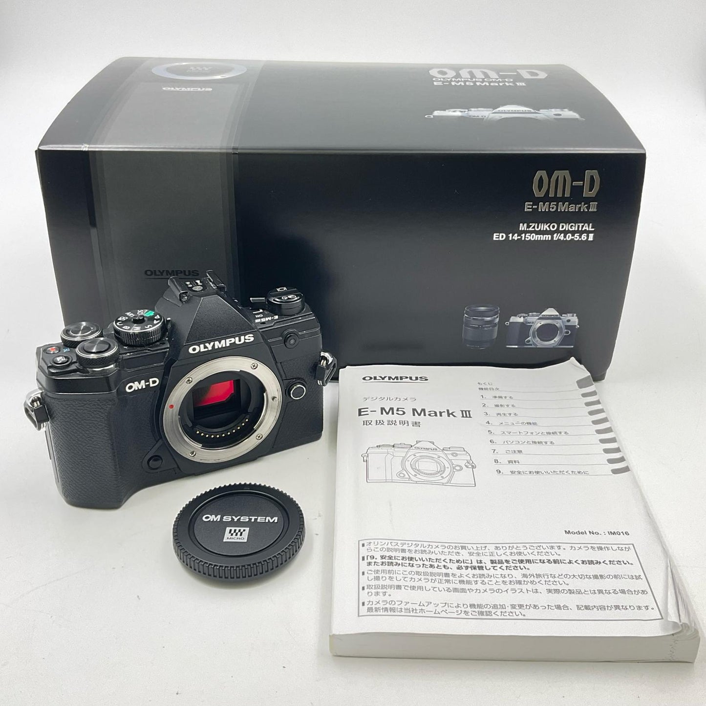 【全額返金保証】【最速発送】OLYMPUS デジタル一眼 OM-D E-M5 Mark III ボディ ブラック 美品 動作確認済