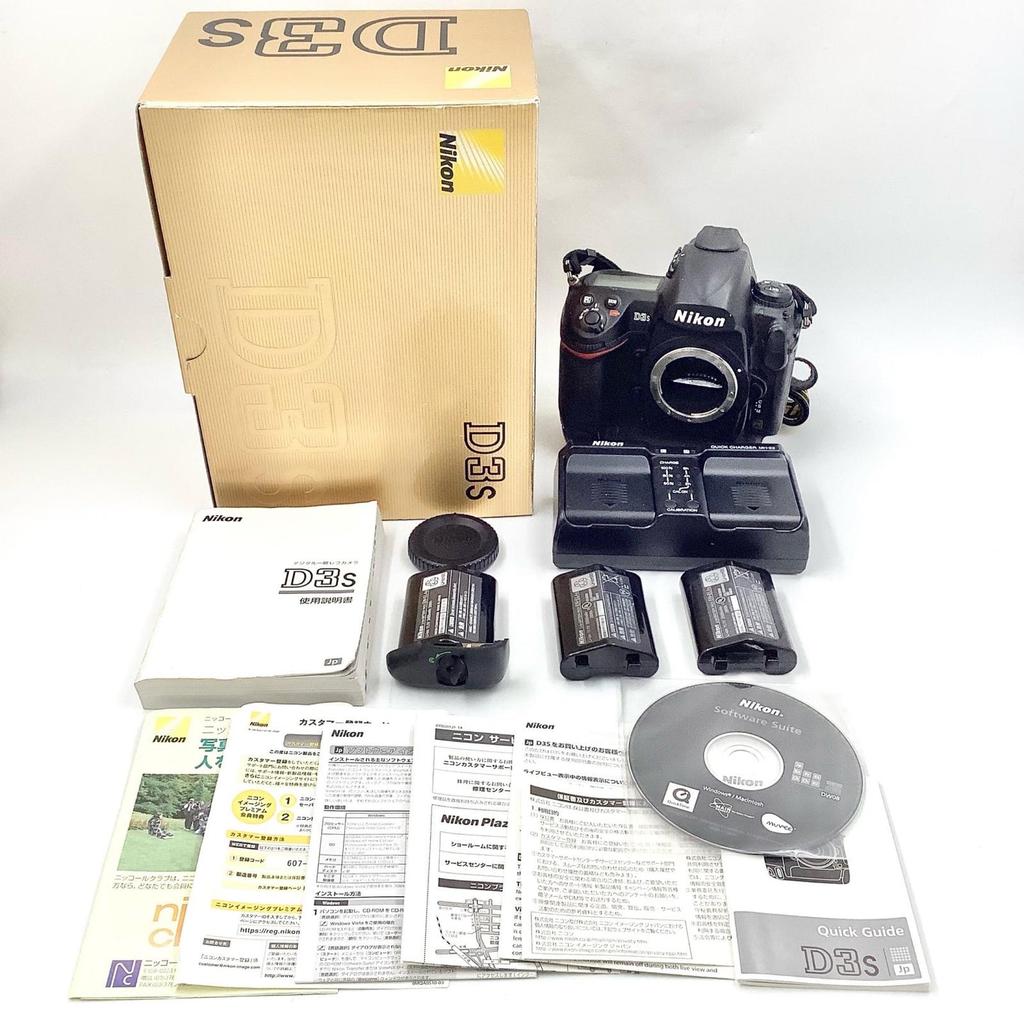 【全額返金保証】【最速発送】Nikon デジタル一眼 D3s ボディ ブラック 美品 動作確認済
