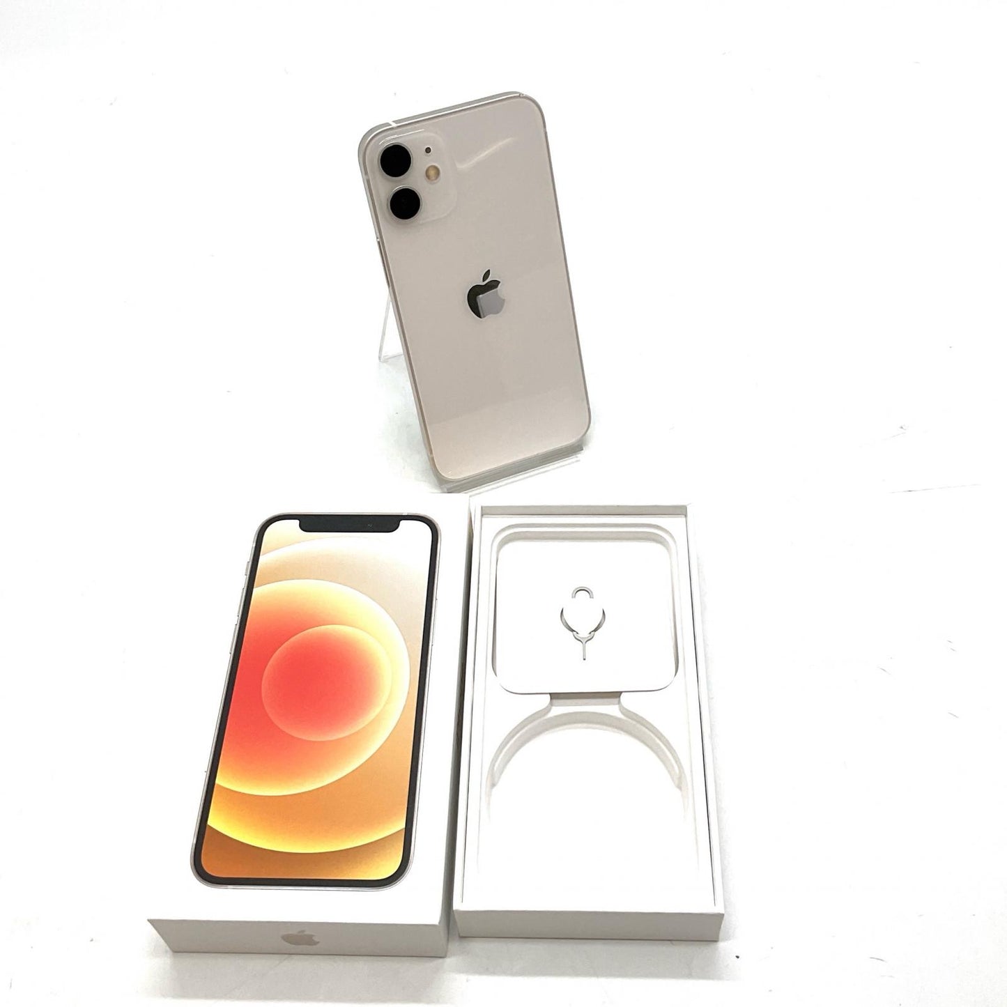 【全額返金保証】【最速発送】Apple iPhone iPhone 12 mini 128GB ホワイト au 白ロム 動作確認済 76%