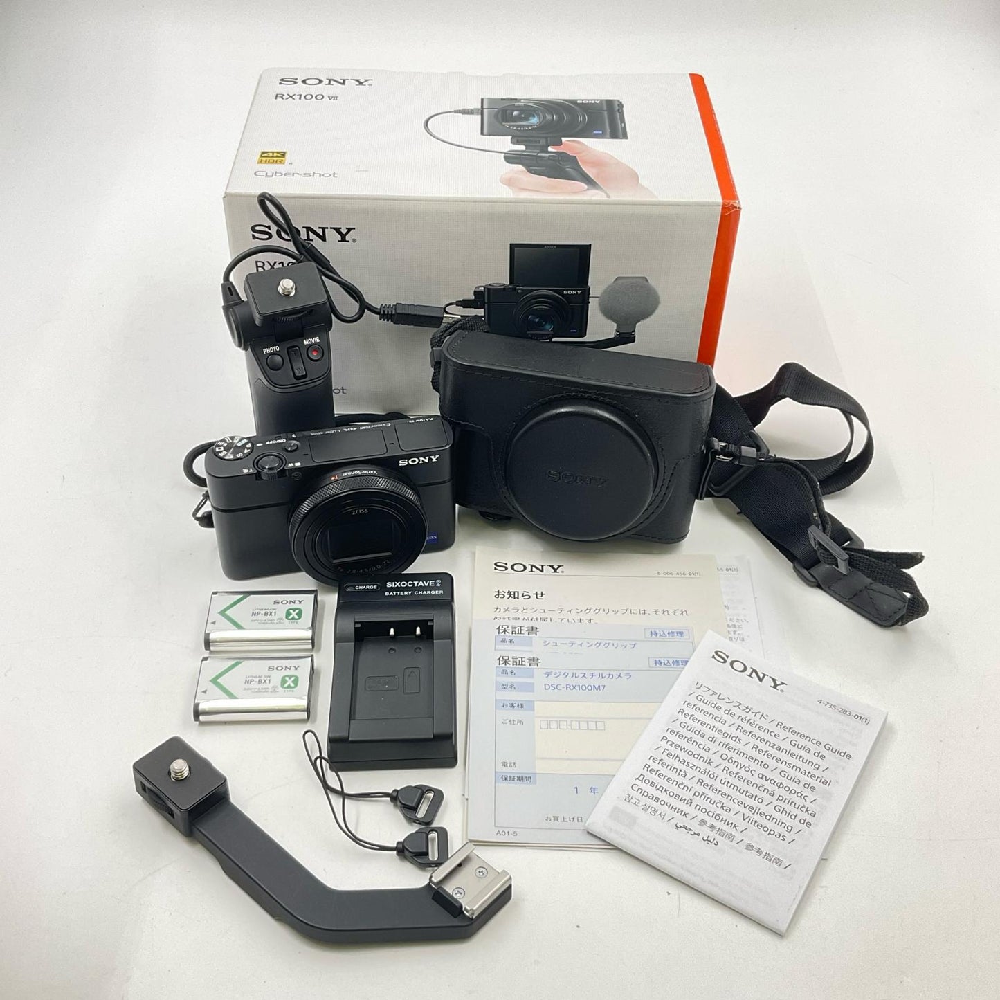 【全額返金保証】【最速発送】Sony コンパクトデジタルカメラ サイバーショット DSC-RX100M7G シューティンググリップキット 美品 動作確認済