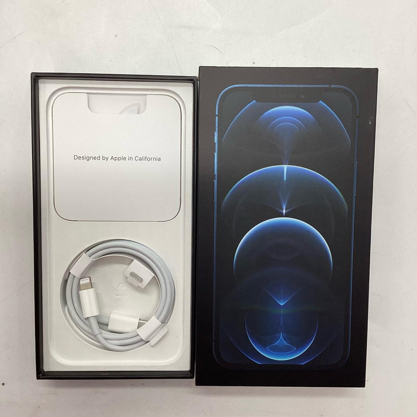 【最速発送】Apple iPhone iPhone 12 Pro 128GB パシフィックブルー 白ロム【難有】 85%