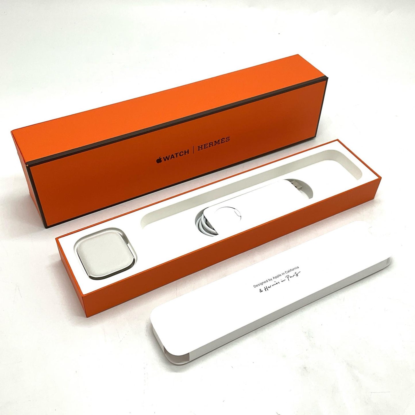 【全額返金保証】【最速発送】Apple Watch Hermes Series 7 ステンレススチール 45mm GPS+Cellular 85% 美品 動作確認済