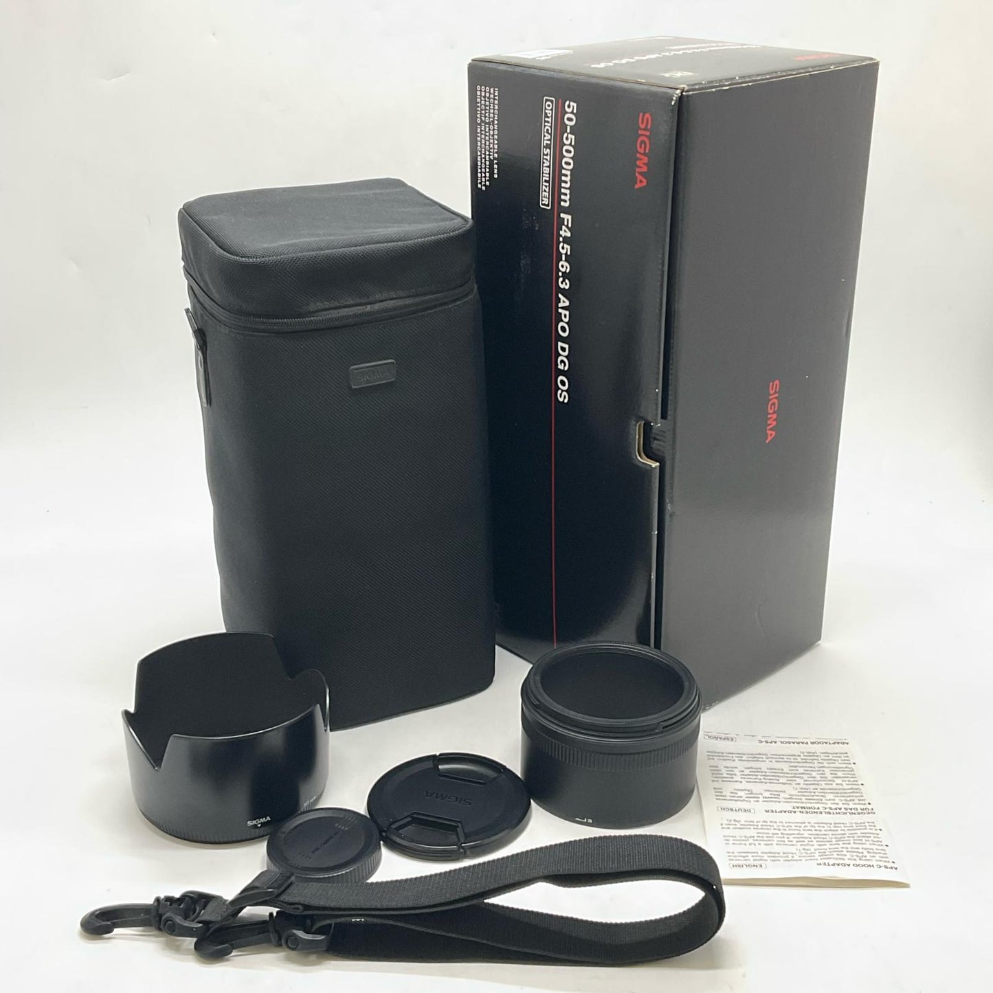 【全額返金保証】【最速発送】SIGMA APO 50-500mm F4.5-6.3 DG OS HSM (キヤノン用) 動作確認済