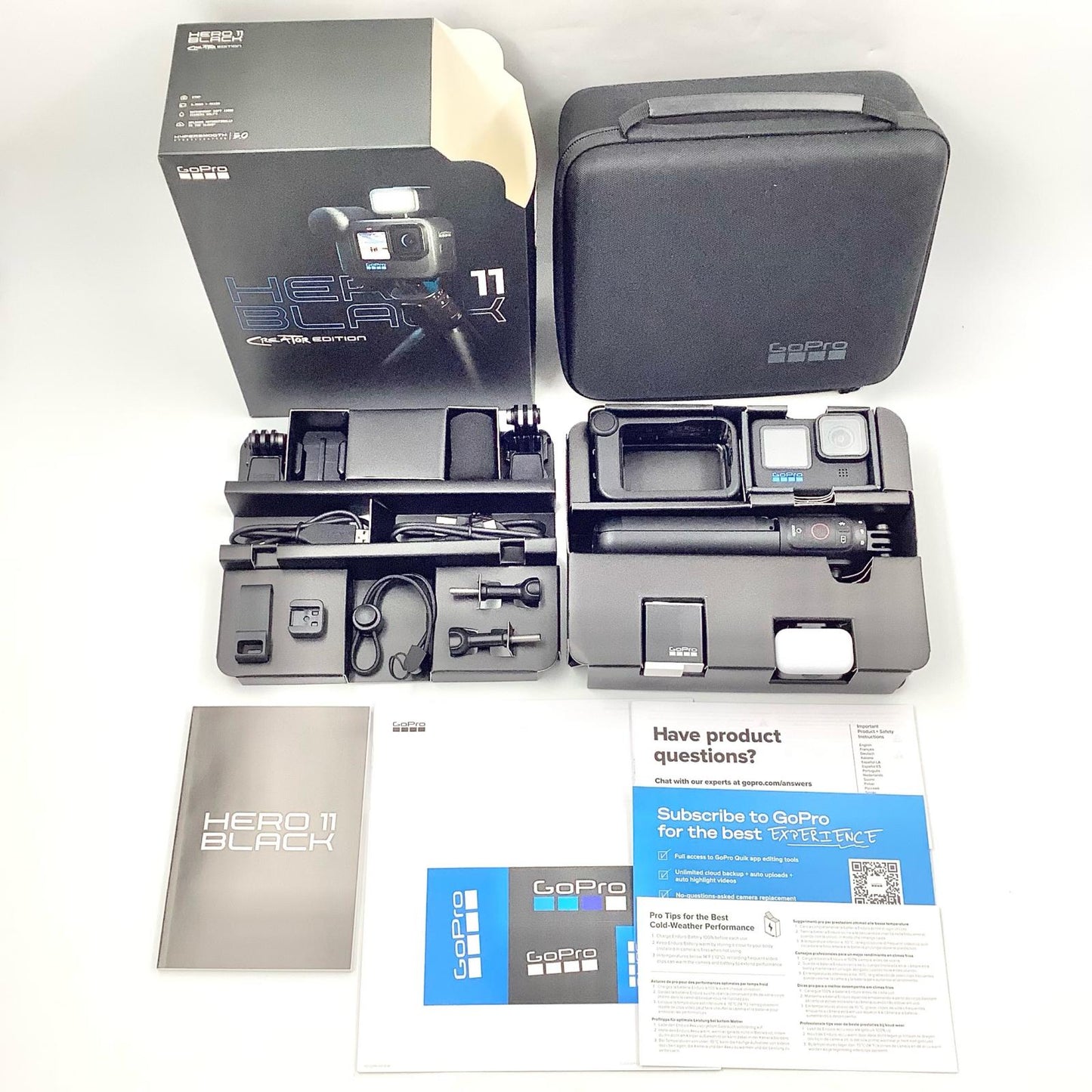 【全額返金保証】【最速発送】GoPro HERO11 BLACK Creator Edition 美品 動作確認済