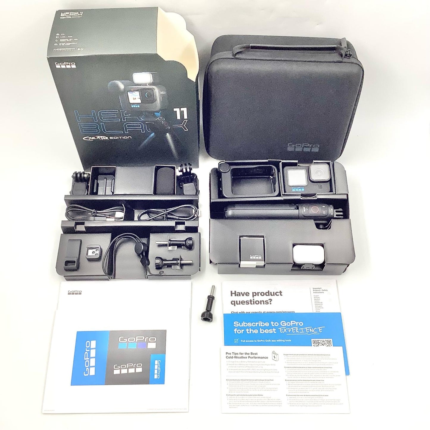 【全額返金保証】【最速発送】GoPro HERO11 BLACK Creator Edition 美品 動作確認済