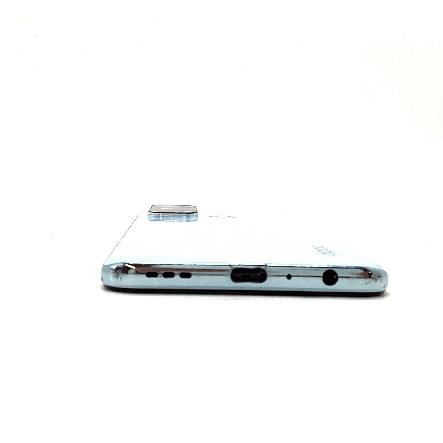 【最速発送】OPPO Reno 5 128GB アイスブルー Softbank SIMフリー A101OP 白ロム【難有】