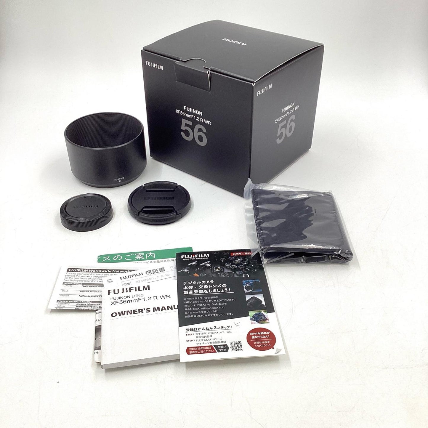 【全額返金保証】【最速発送】FUJIFILM フジノンレンズ XF56mmF1.2 R WR 美品 動作確認済