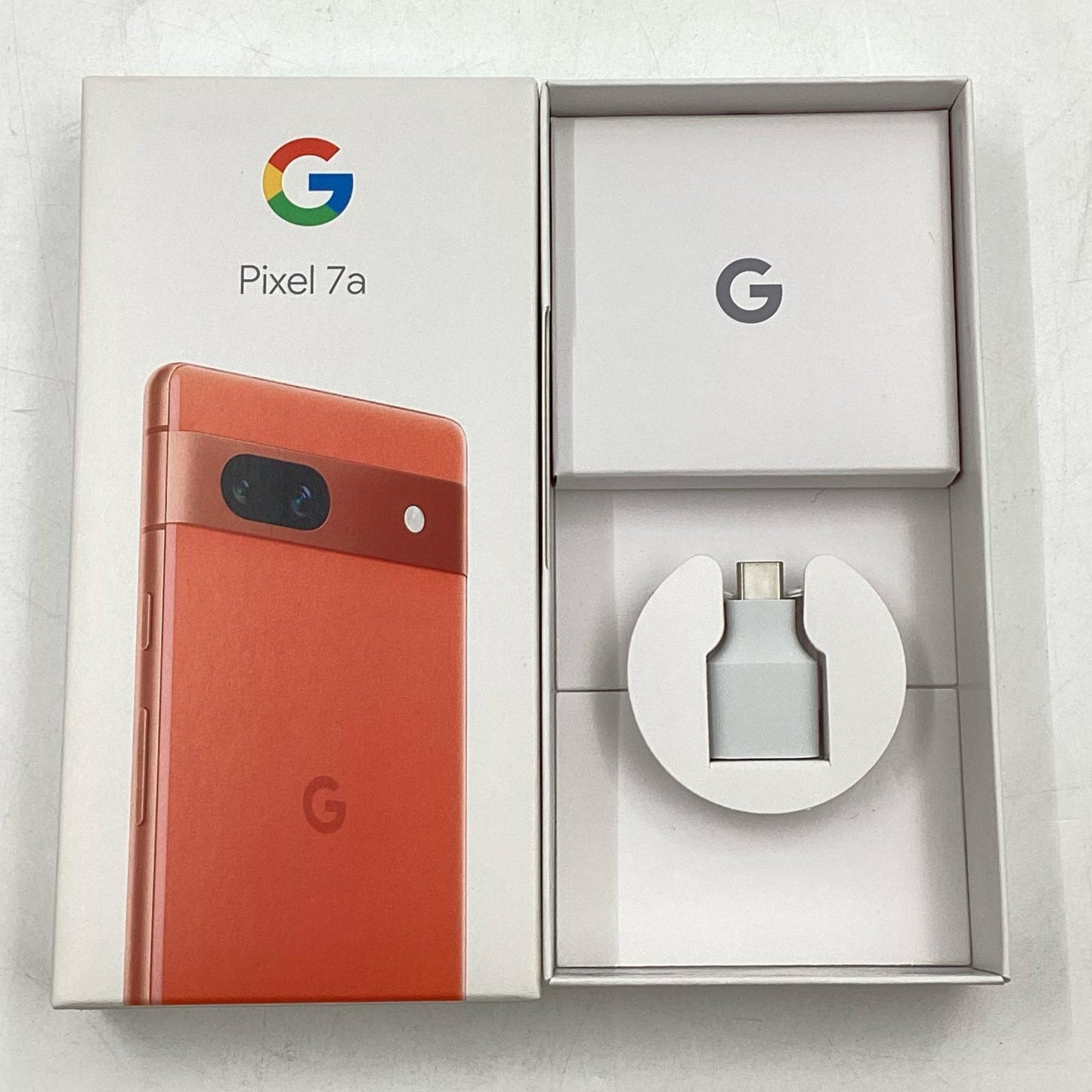 【全額返金保証】【最速発送】Google Pixel 7a 128GB Coral SIMフリー G82U8 白ロム 美品 動作確認済