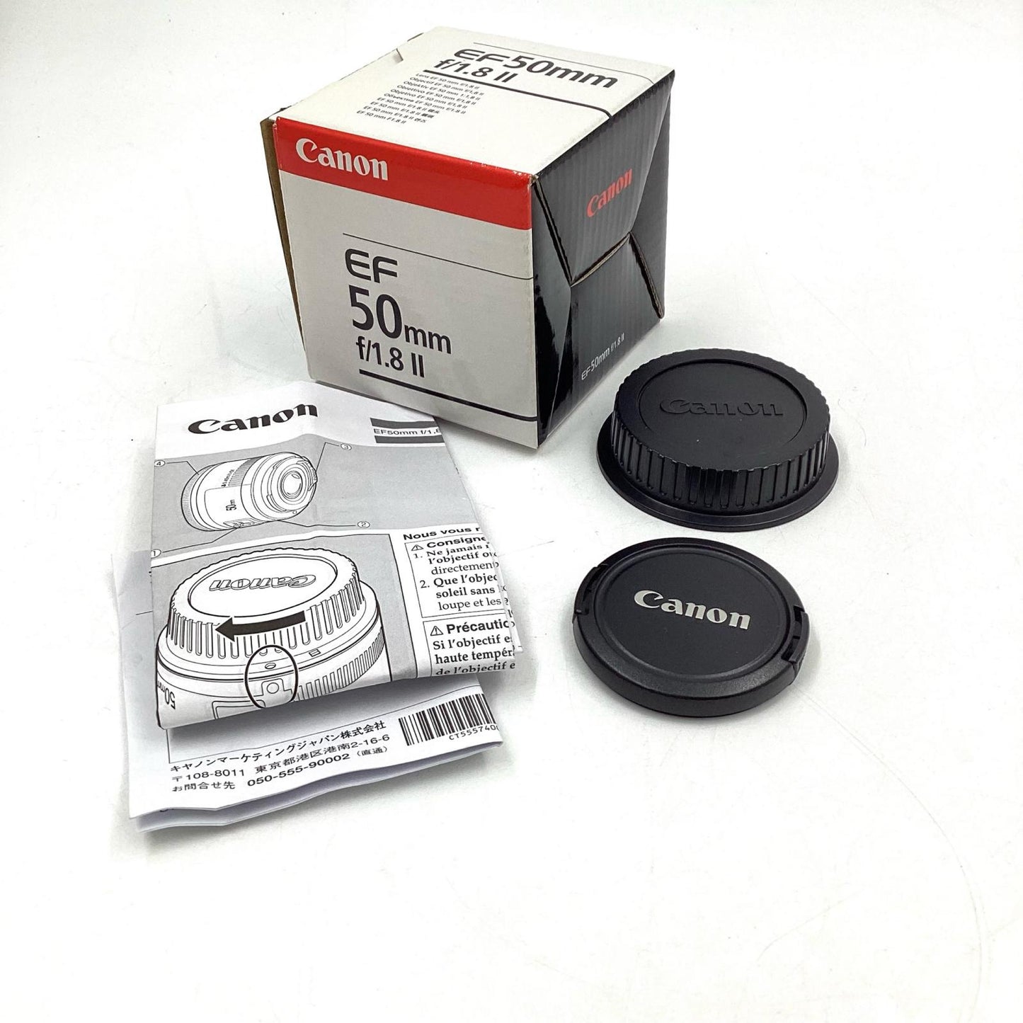【全額返金保証】【最速発送】Canon EF50mm F1.8 II 動作確認済
