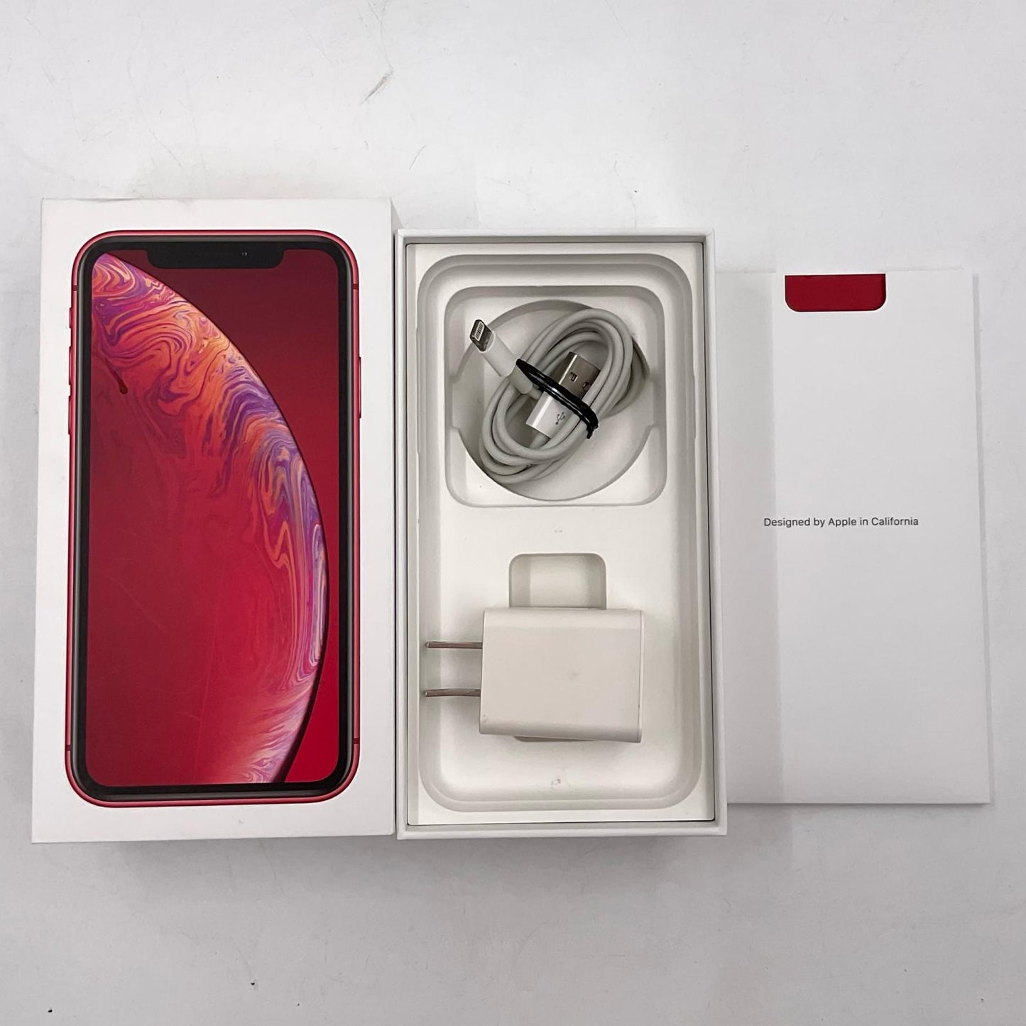 【全額返金保証】【最速発送】Apple iPhone iPhone XR 128GB (PRODUCT)RED SIMフリー 白ロム 動作確認済 80%