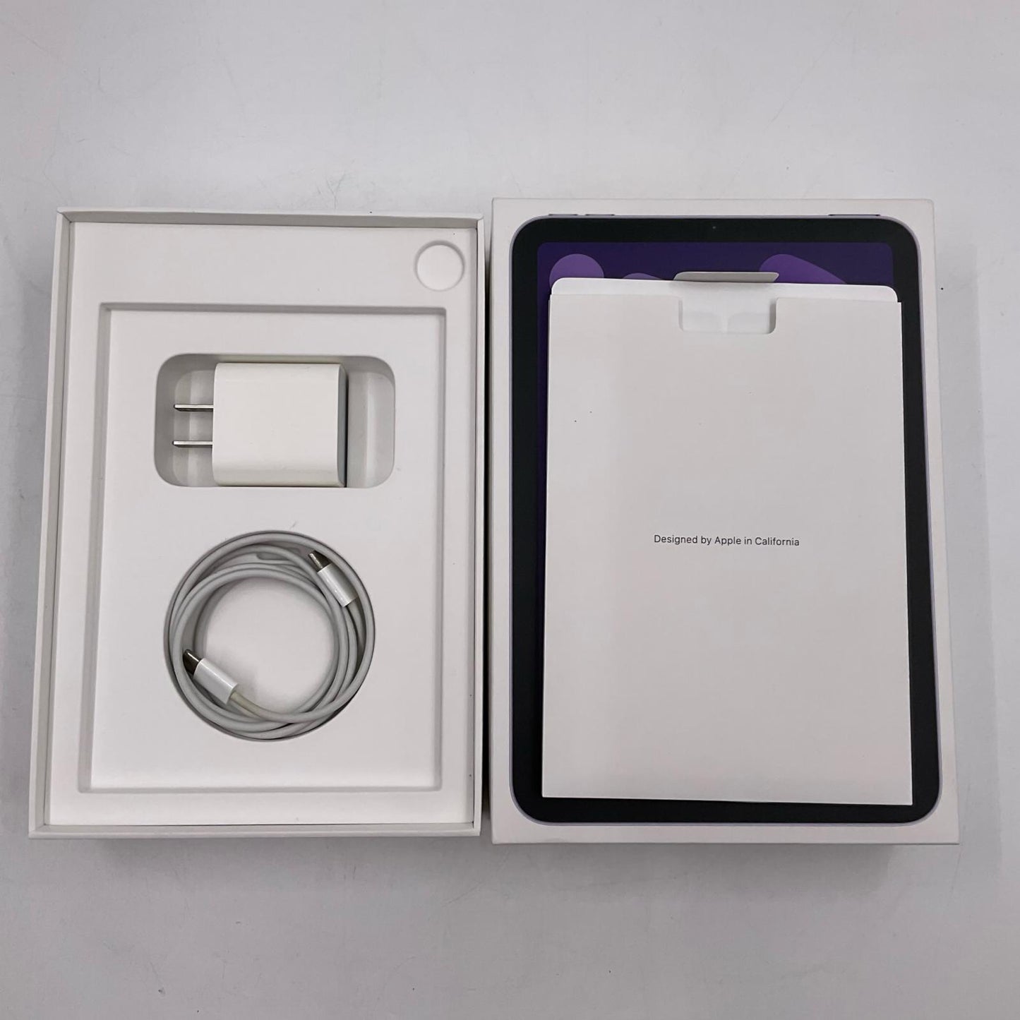 【全額返金保証】【最速発送】Apple iPad mini 8.3インチ 第6世代 256GB パープル WiFi+Cellular au 白ロム 美品 動作確認済