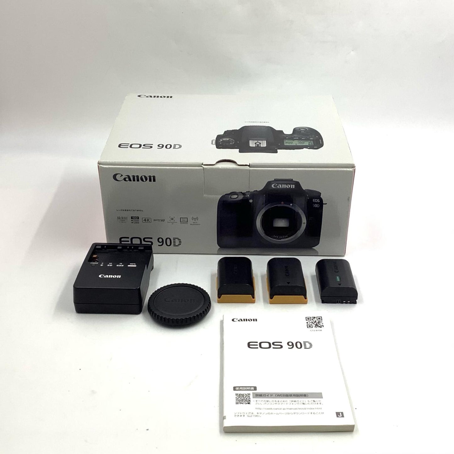 【全額返金保証】【最速発送】Canon デジタル一眼 EOS 90D ボディ ブラック 動作確認済