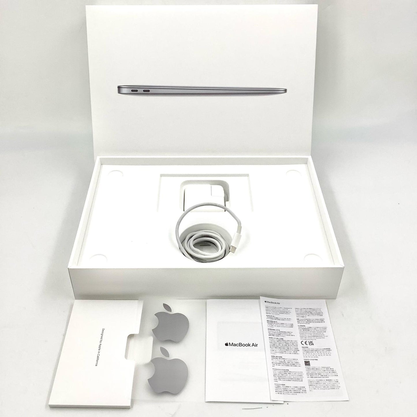 【全額返金保証】【最速発送】Apple MacBook Air 13.3インチ 2020 M1 8コア 8GB 256GB スペースグレイ 91% 美品 動作確認済