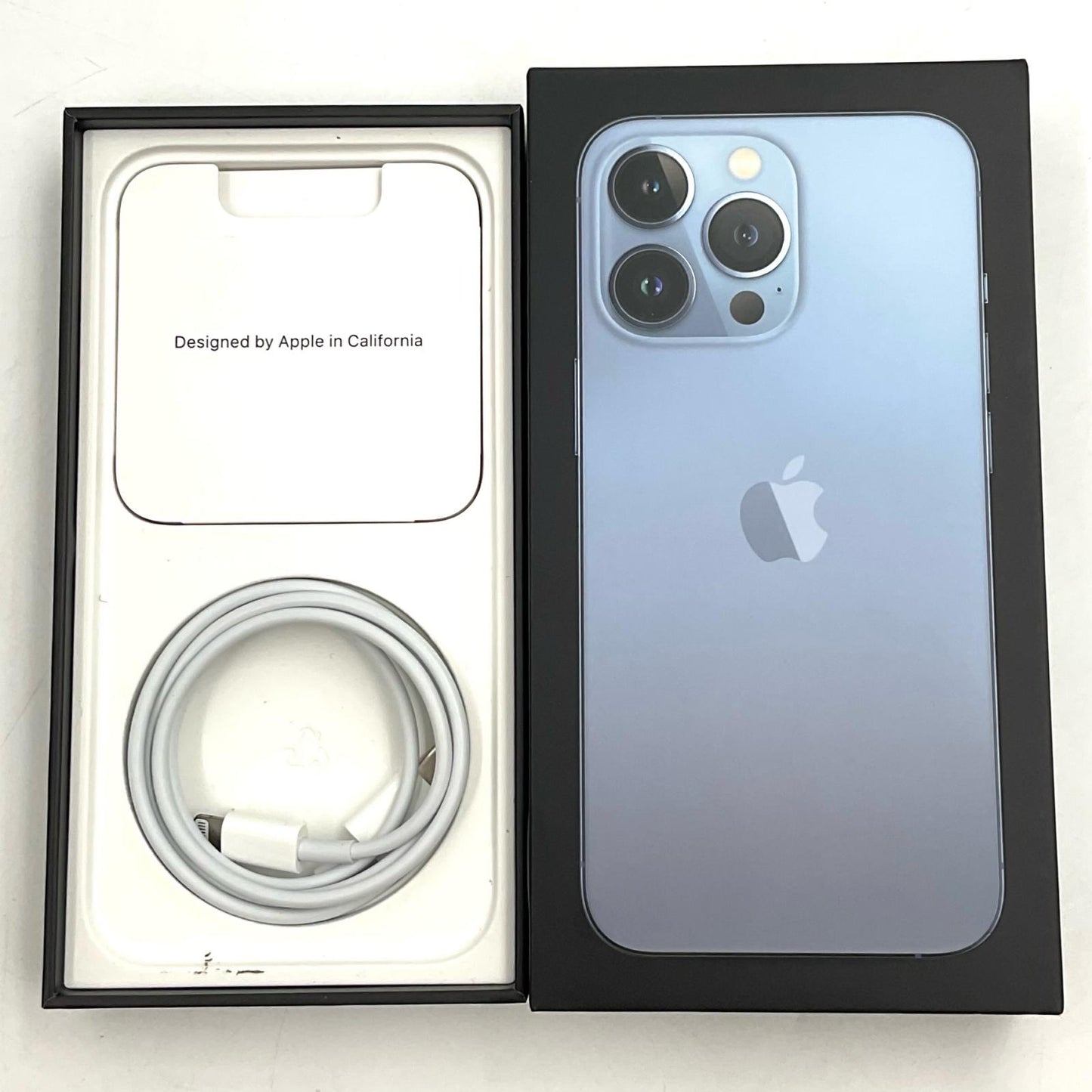 【全額返金保証】【最速発送】Apple iPhone iPhone 13 Pro 128GB シエラブルー docomo 白ロム 動作確認済 76%