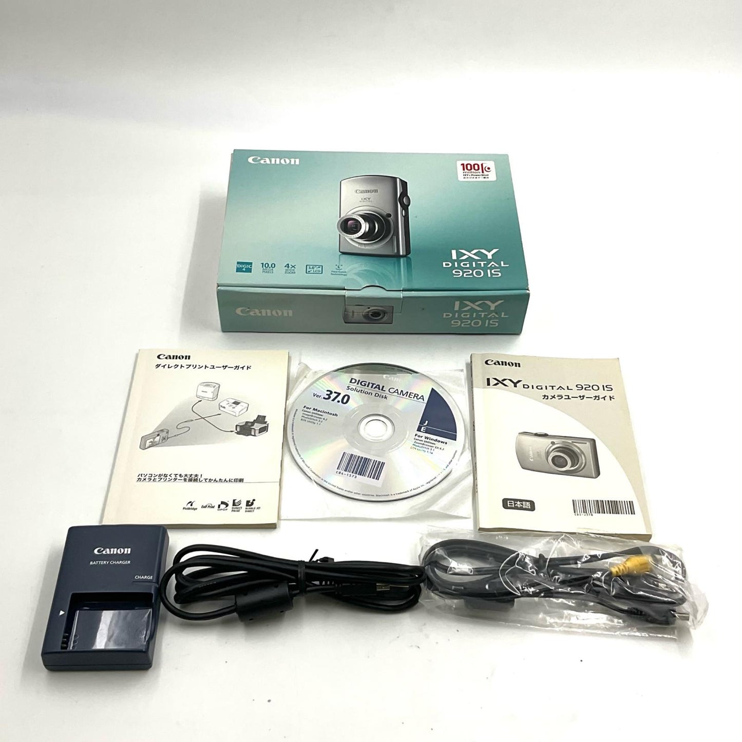 【全額返金保証】【最速発送】Canon コンパクトデジタルカメラ IXY DIGITAL 920 IS 動作確認済