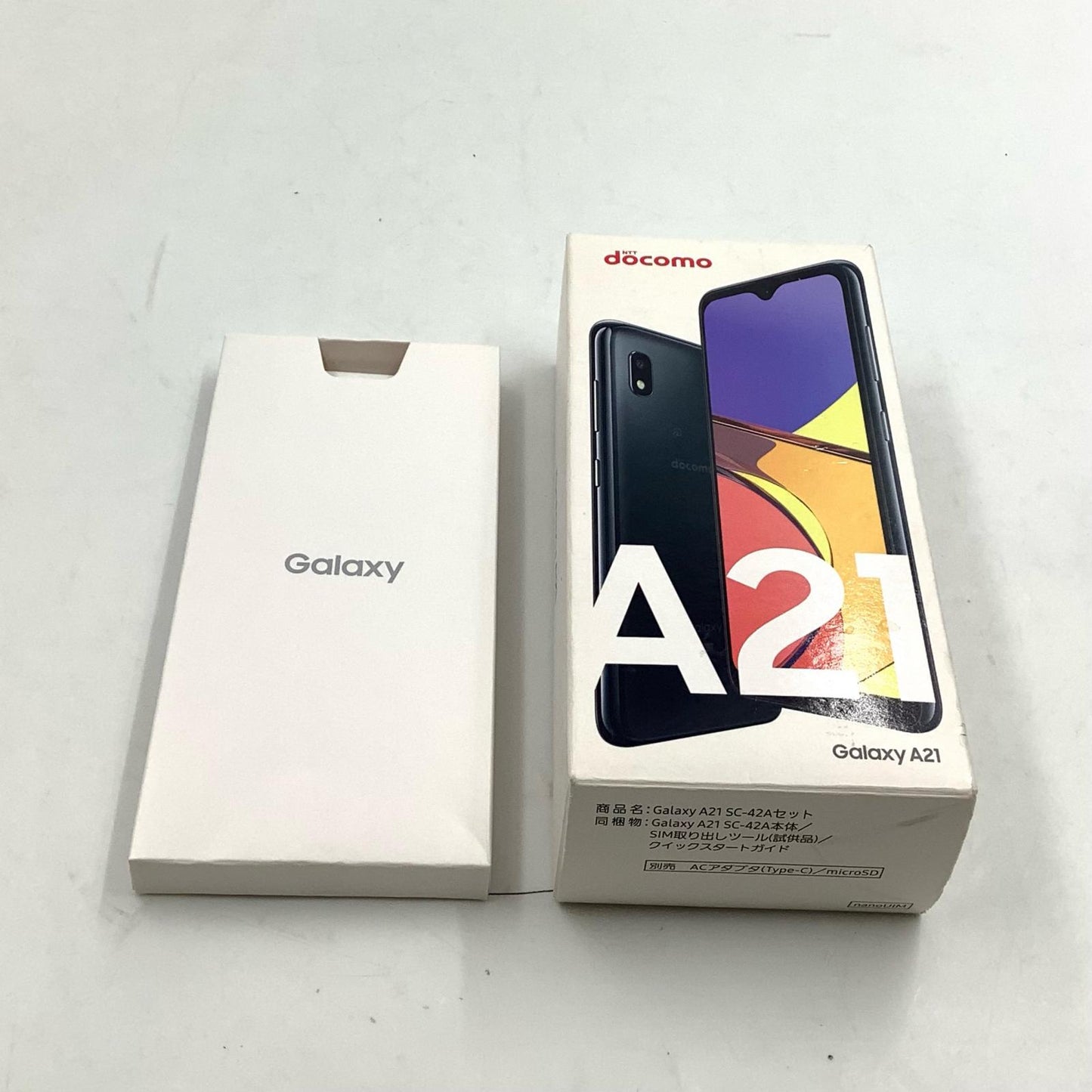 【全額返金保証】【最速発送】SAMSUNG Galaxy A21 64GB ブラック docomo SC-42A 白ロム 動作確認済