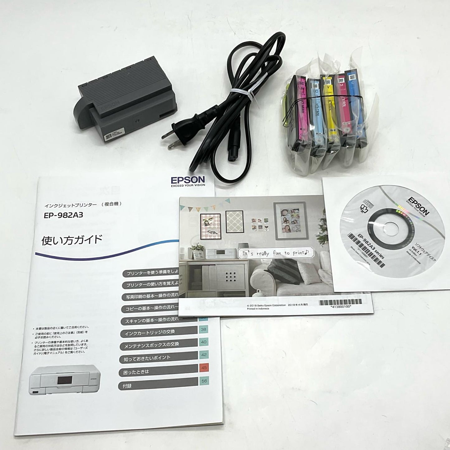 【全額返金保証】【最速発送】EPSON カラリオ EP-982A3 プリンター EP-982A3 動作確認済