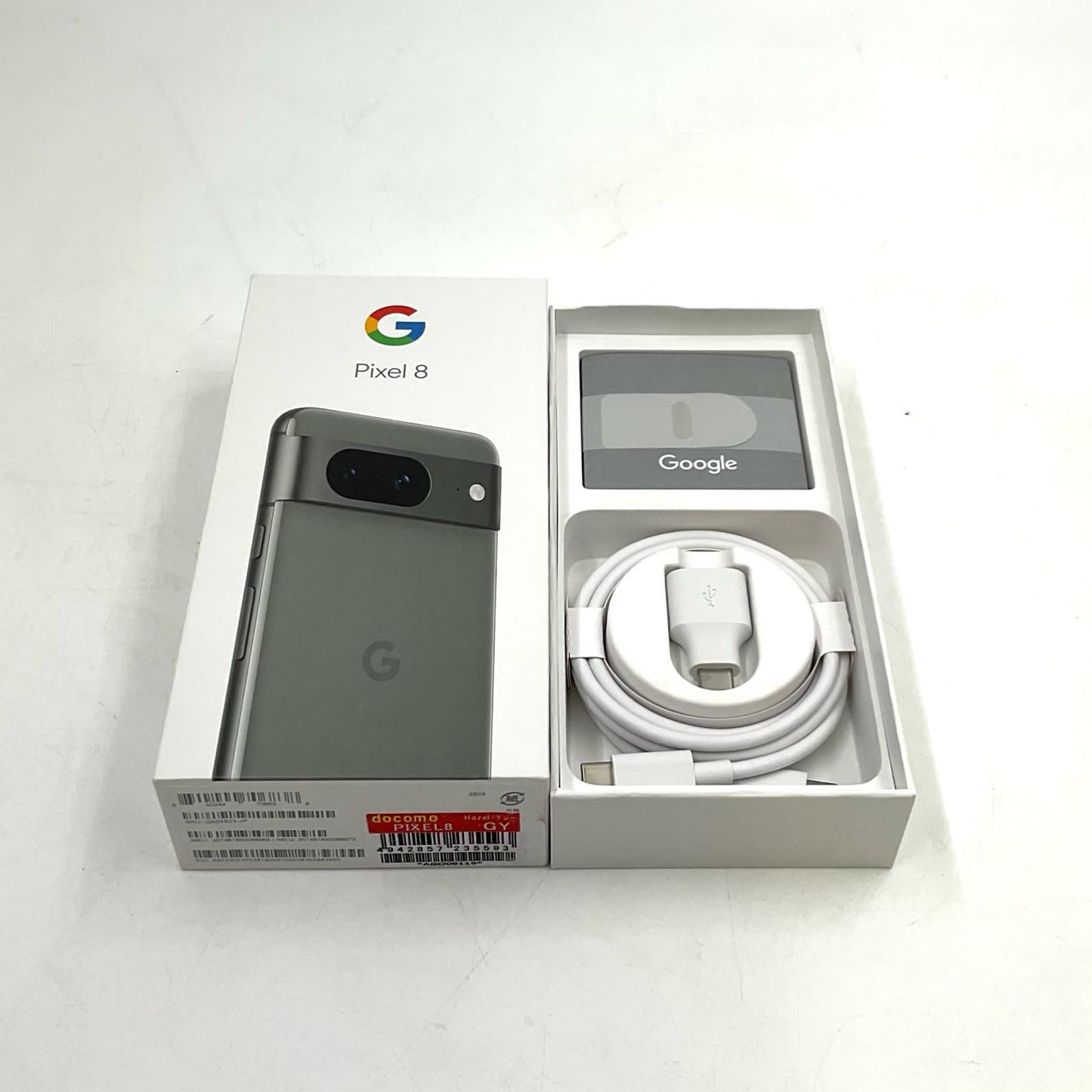 【全額返金保証】【最速発送】Google Pixel 8 128GB Hazel SIMフリー 白ロム 新品未開封 即納OK
