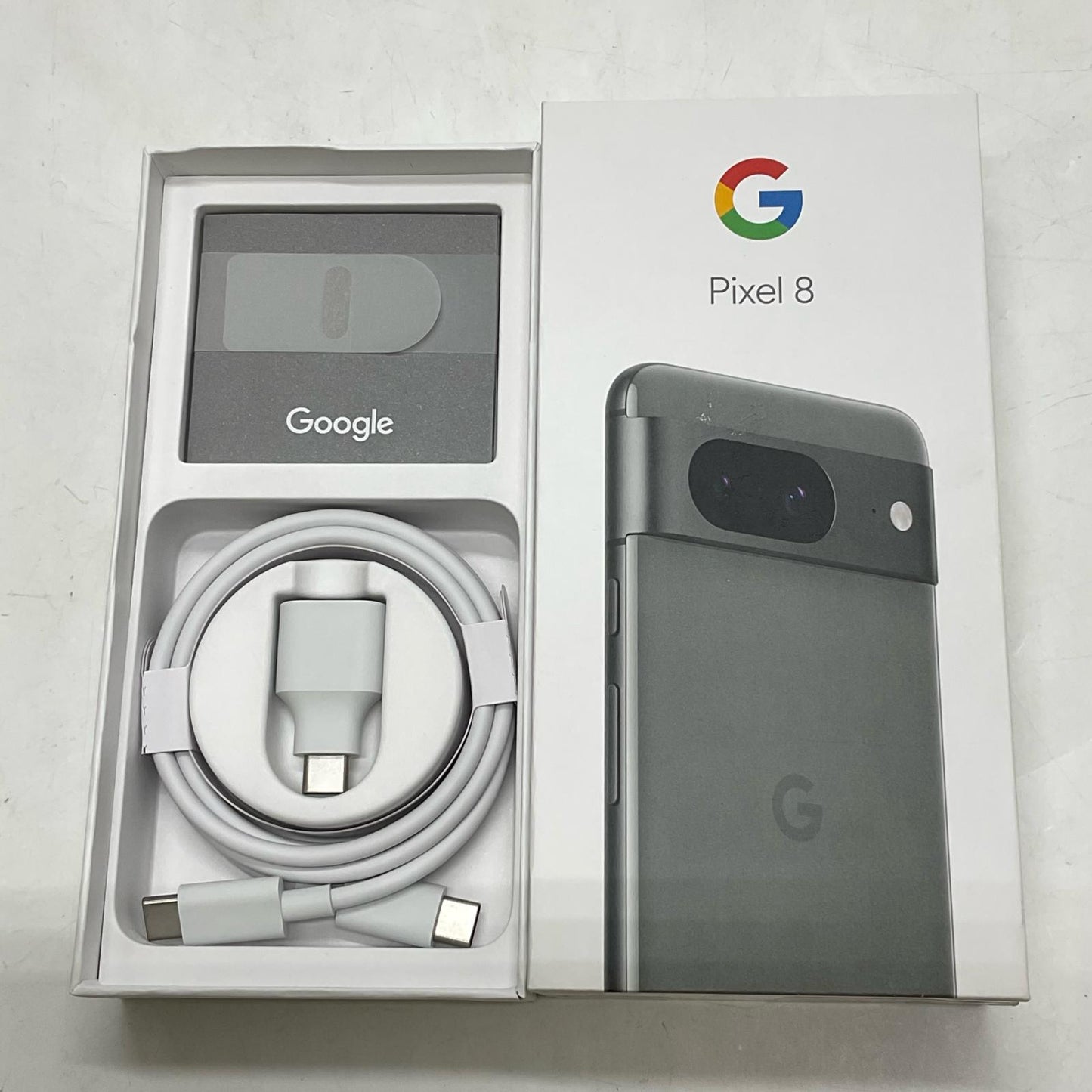 【全額返金保証】【最速発送】Google Pixel 8 128GB Hazel SIMフリー 白ロム 新品未開封 即納OK