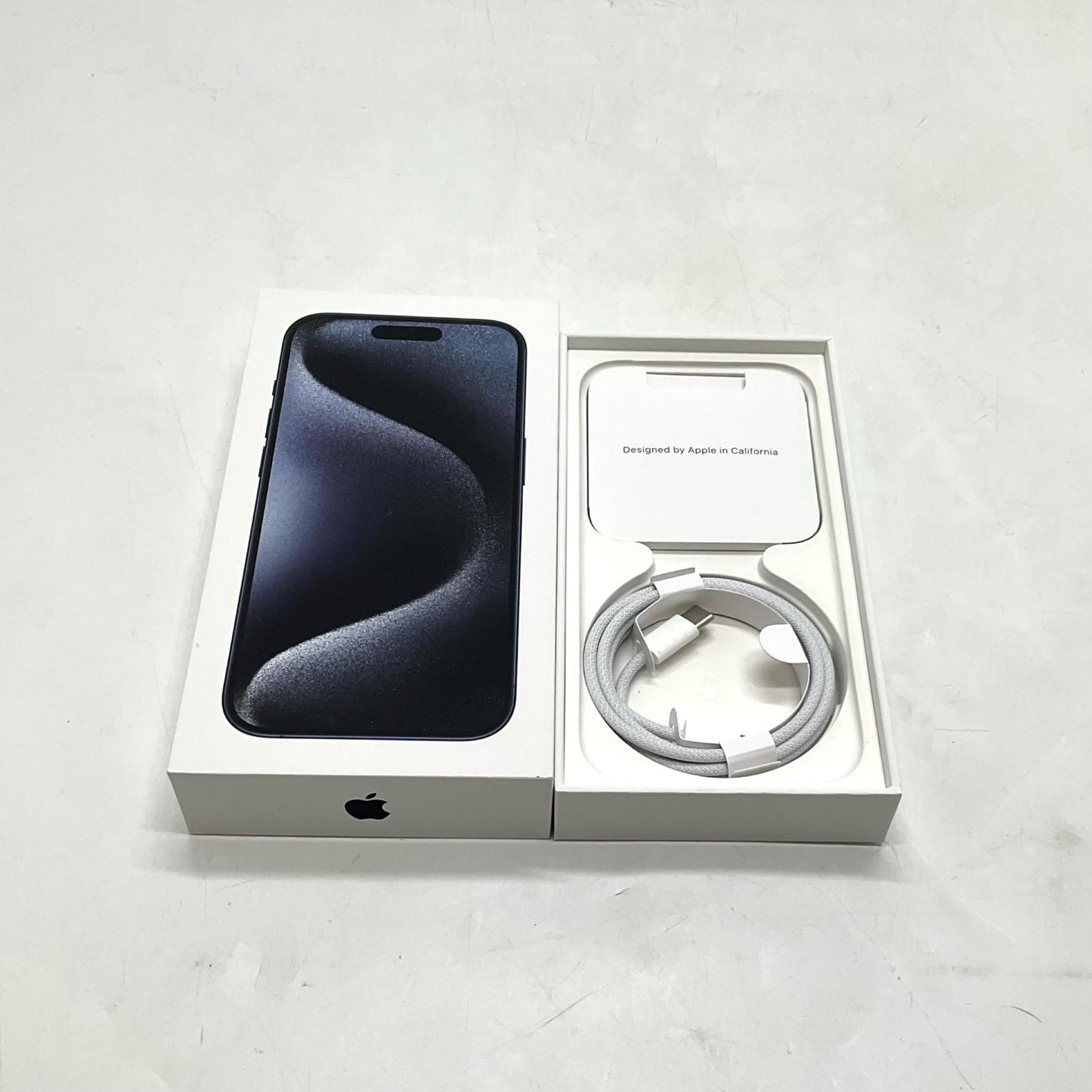 【全額返金保証】【最速発送】Apple iPhone iPhone 15 Pro 128GB ブルーチタニウム SIMフリー 白ロム 美品 動作確認済 90%