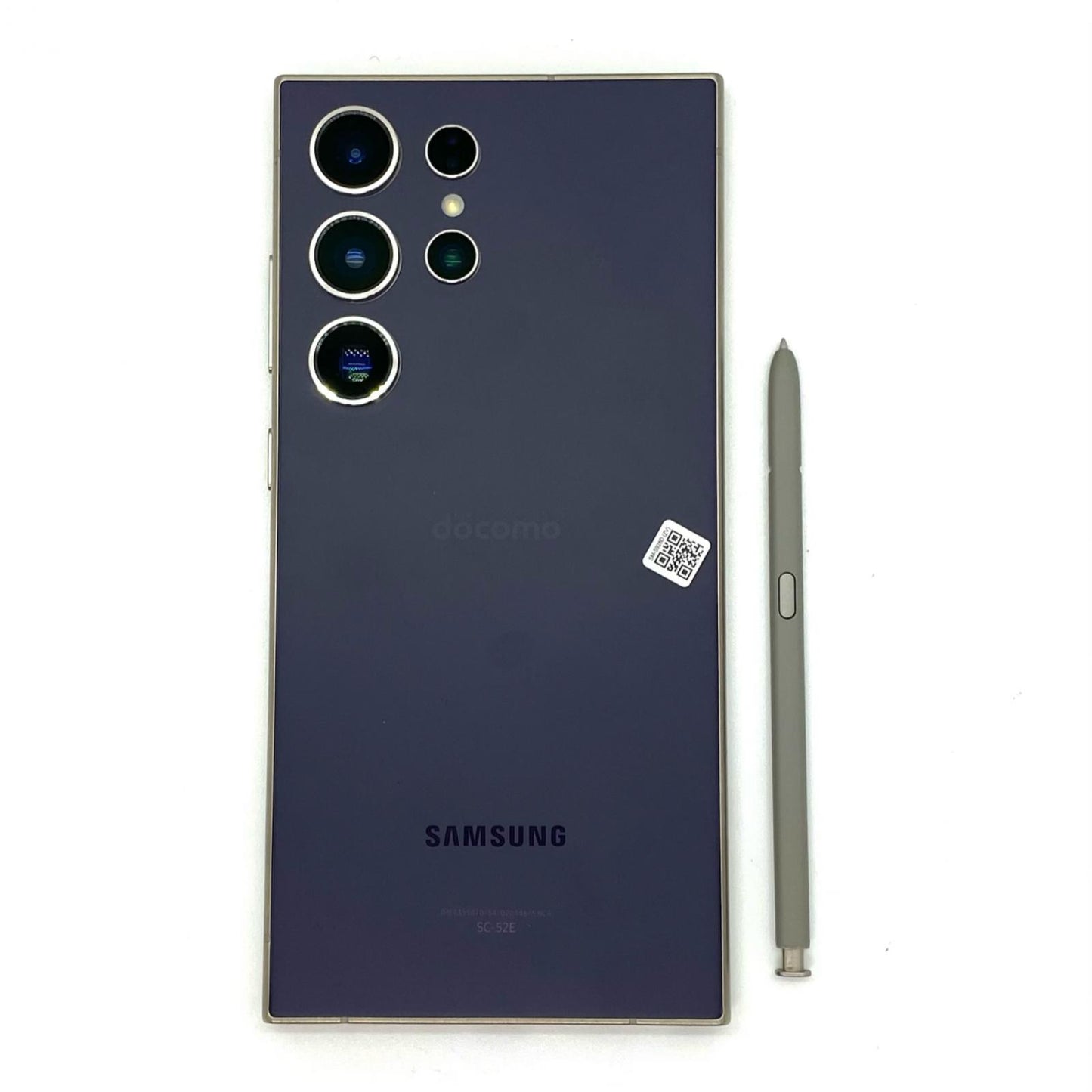 【最速発送】SAMSUNG Galaxy S24 Ultra 256GB チタニウムバイオレット docomo SIMフリー SC-52E 白ロム【難有】