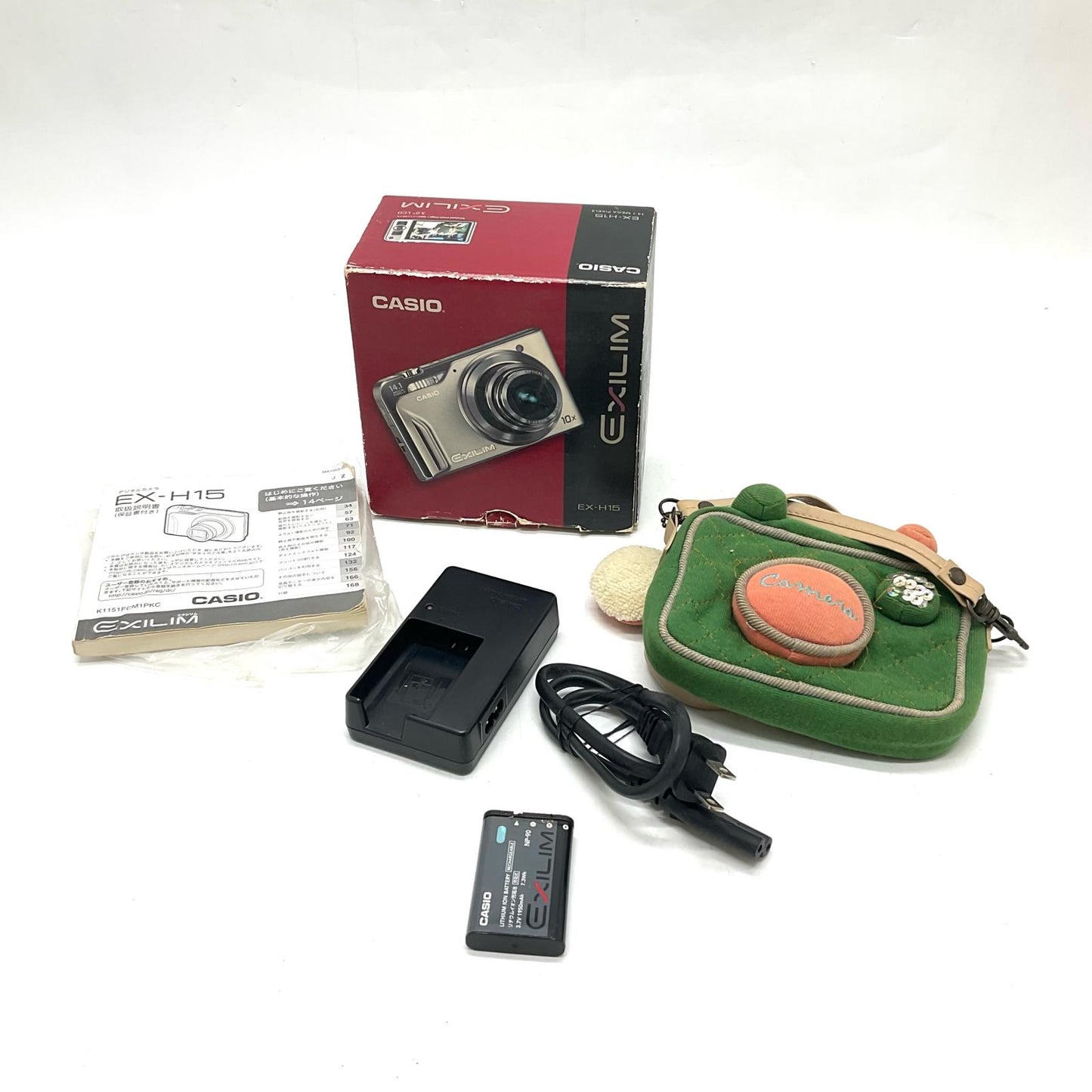 【全額返金保証】【最速発送】CASIO コンパクトデジタルカメラ EXILIM Hi-ZOOM EX-H15 動作確認済