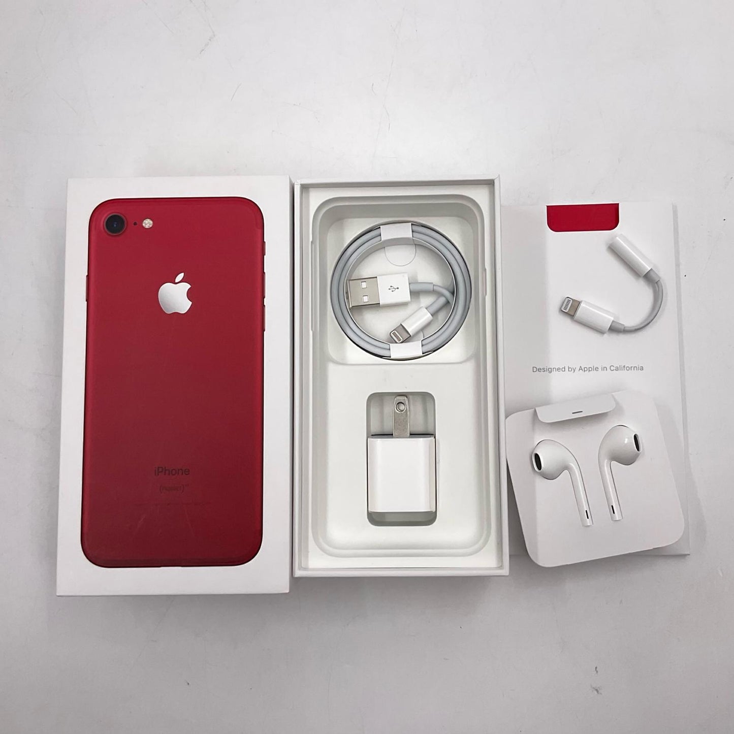 【全額返金保証】【最速発送】Apple iPhone iPhone 7 128GB (PRODUCT)RED au 白ロム 美品 動作確認済 93%