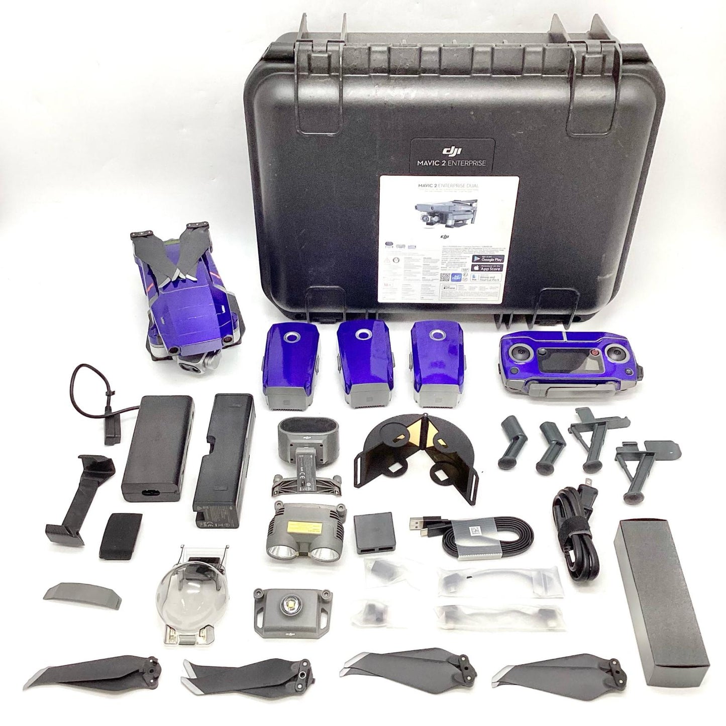 【全額返金保証】【最速発送】DJI Mavic 2 Enterprise Dual + Fly More Kit + アクセサリー(ライト等) 美品 動作確認済