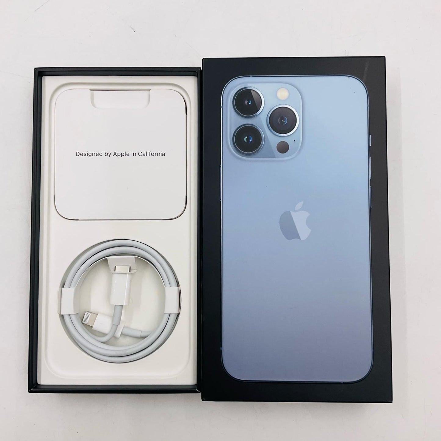 【全額返金保証】【最速発送】Apple iPhone iPhone 13 Pro 128GB シエラブルー au SIMフリー 動作確認済 85%