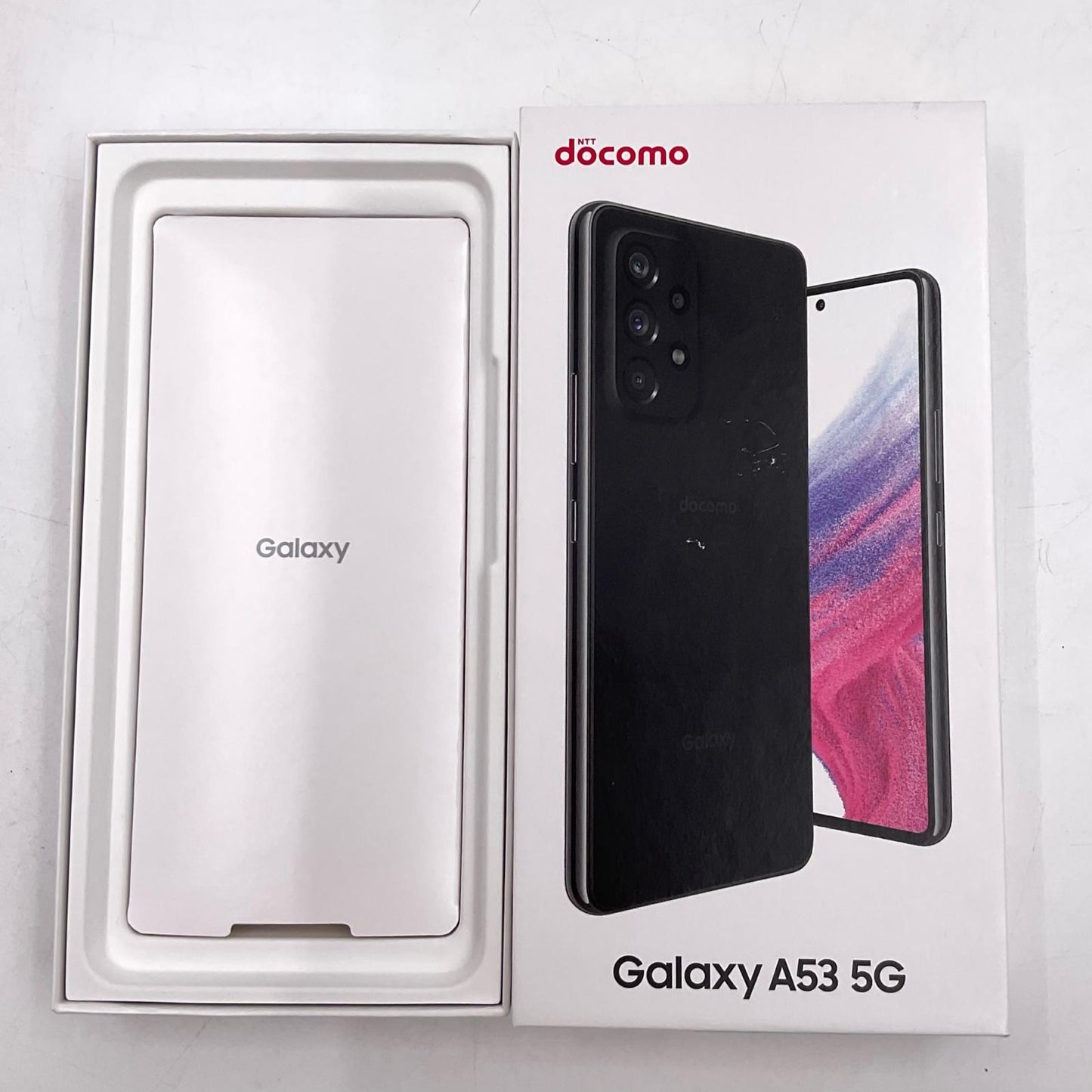 【全額返金保証】【最速発送】SAMSUNG Galaxy A53 5G 128GB オーサムブラック docomo SIMフリー SC-53C 白ロム 動作確認済