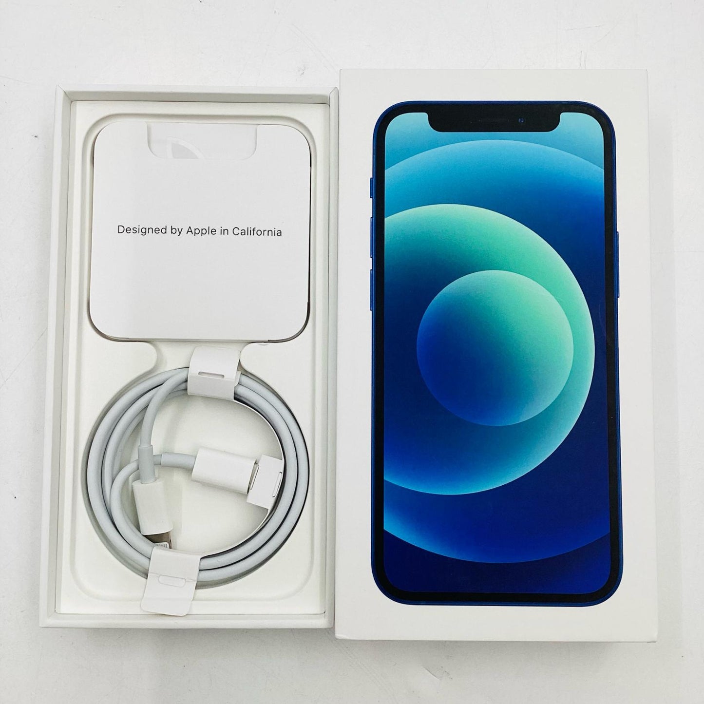 【最速発送】Apple iPhone iPhone 12 mini 64GB ブルー docomo 白ロム【難有】 85%