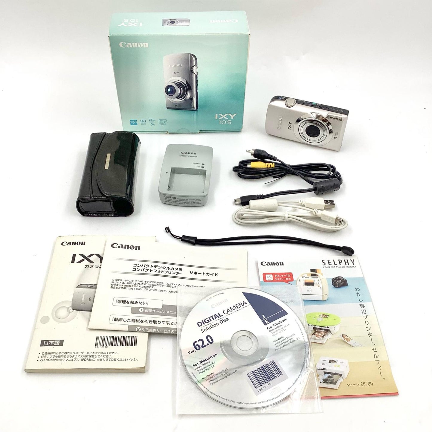 【全額返金保証】【最速発送】Canon コンパクトデジタルカメラ IXY 10S 美品 動作確認済