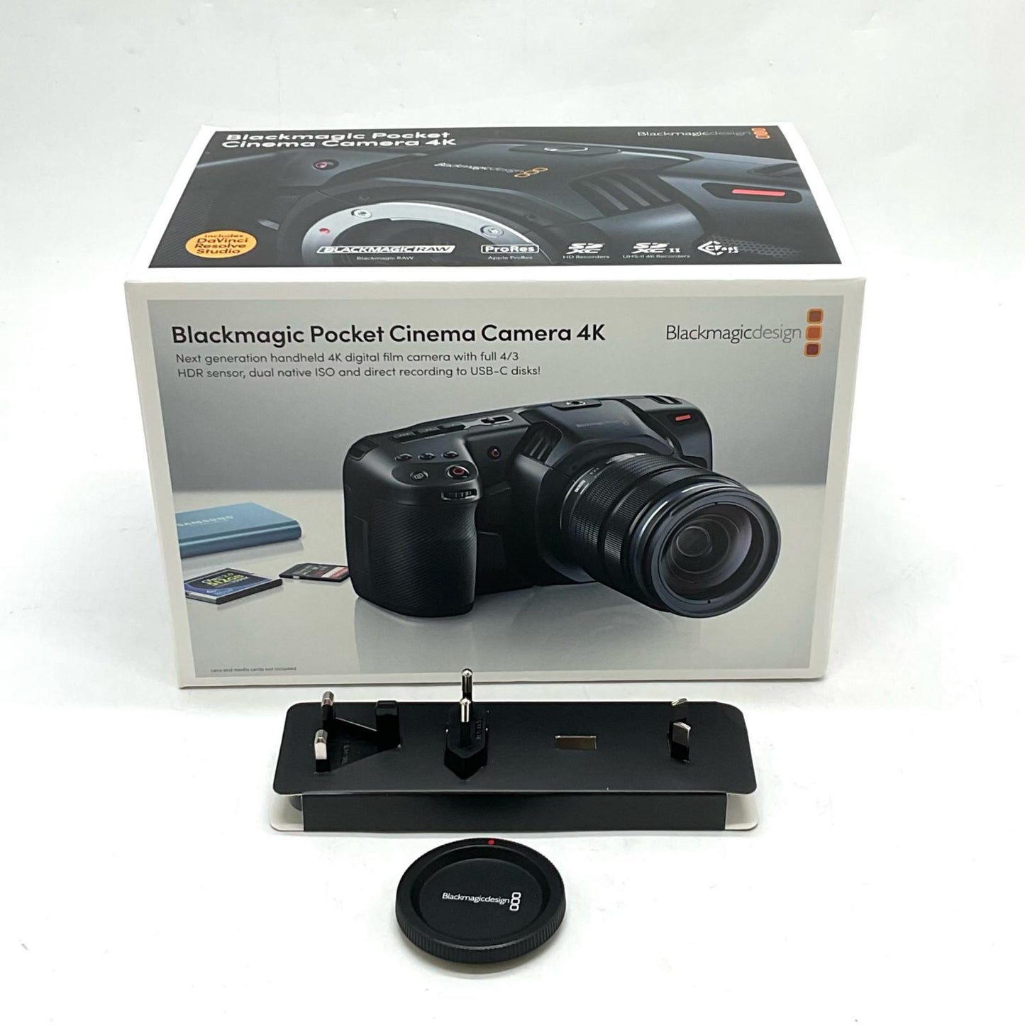 【全額返金保証】【最速発送】 Blackmagic Pocket Cinema Camera 4K 美品 動作確認済