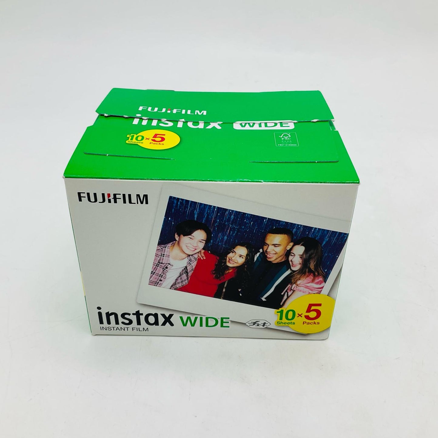 【全額返金保証】【最速発送】FUJIFILM インスタントカラーフィルム instax WIDE 10枚入り×5パック 新品未開封 即納OK