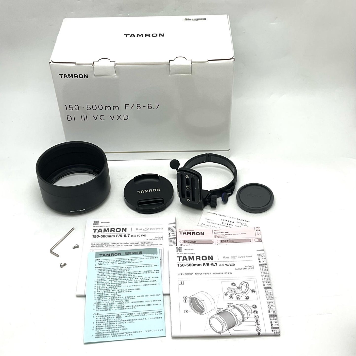 【全額返金保証】【最速発送】TAMRON 150-500mm F/5-6.7 Di III VC VXD (Model A057) 美品 動作確認済