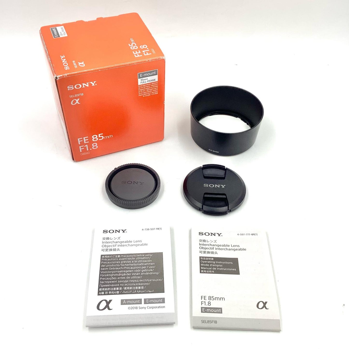 【全額返金保証】【最速発送】Sony FE 85mm F1.8 SEL85F18 超美品 動作確認済