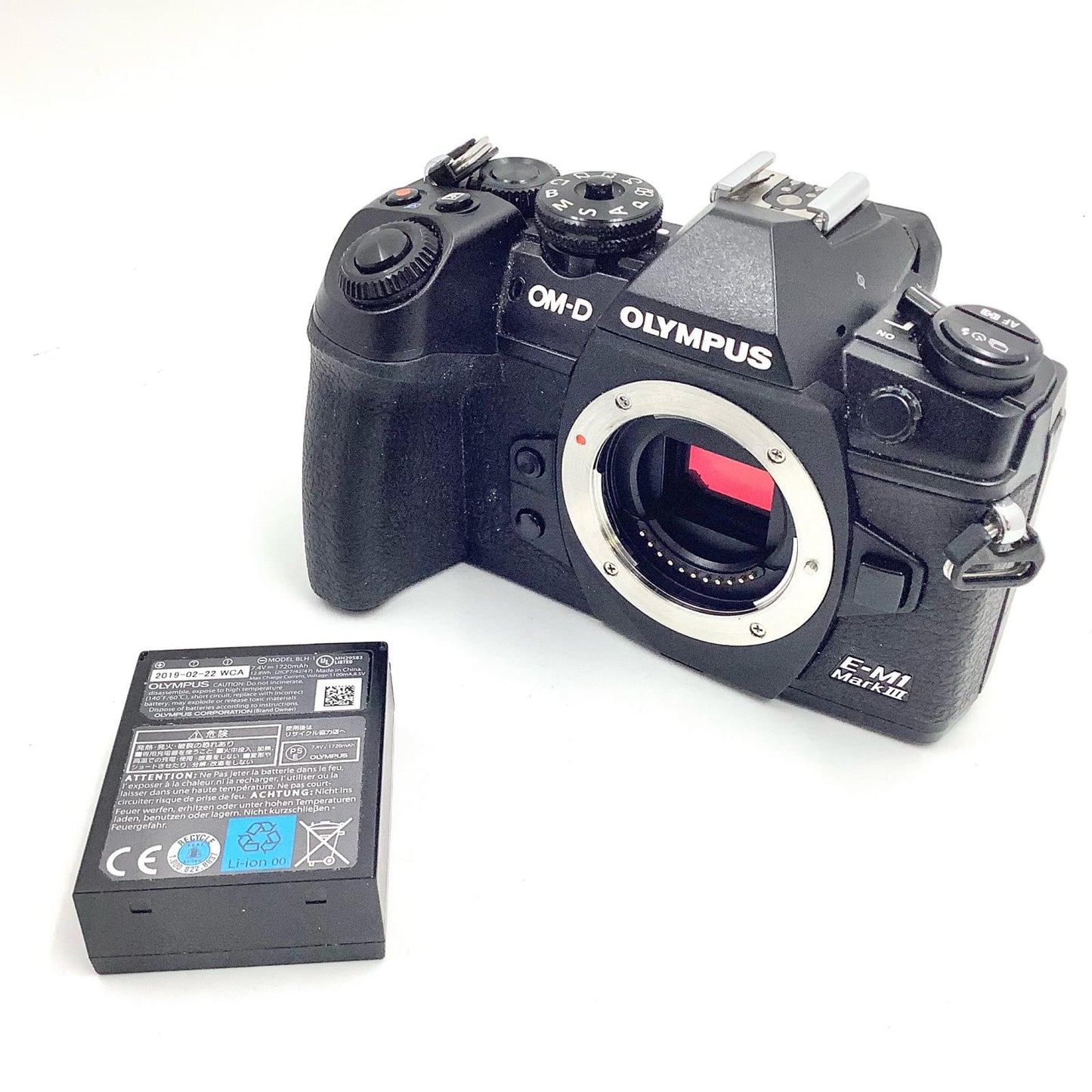 【全額返金保証】【最速発送】OLYMPUS デジタル一眼 OM-D E-M1 Mark III ボディ ブラック 美品 動作確認済