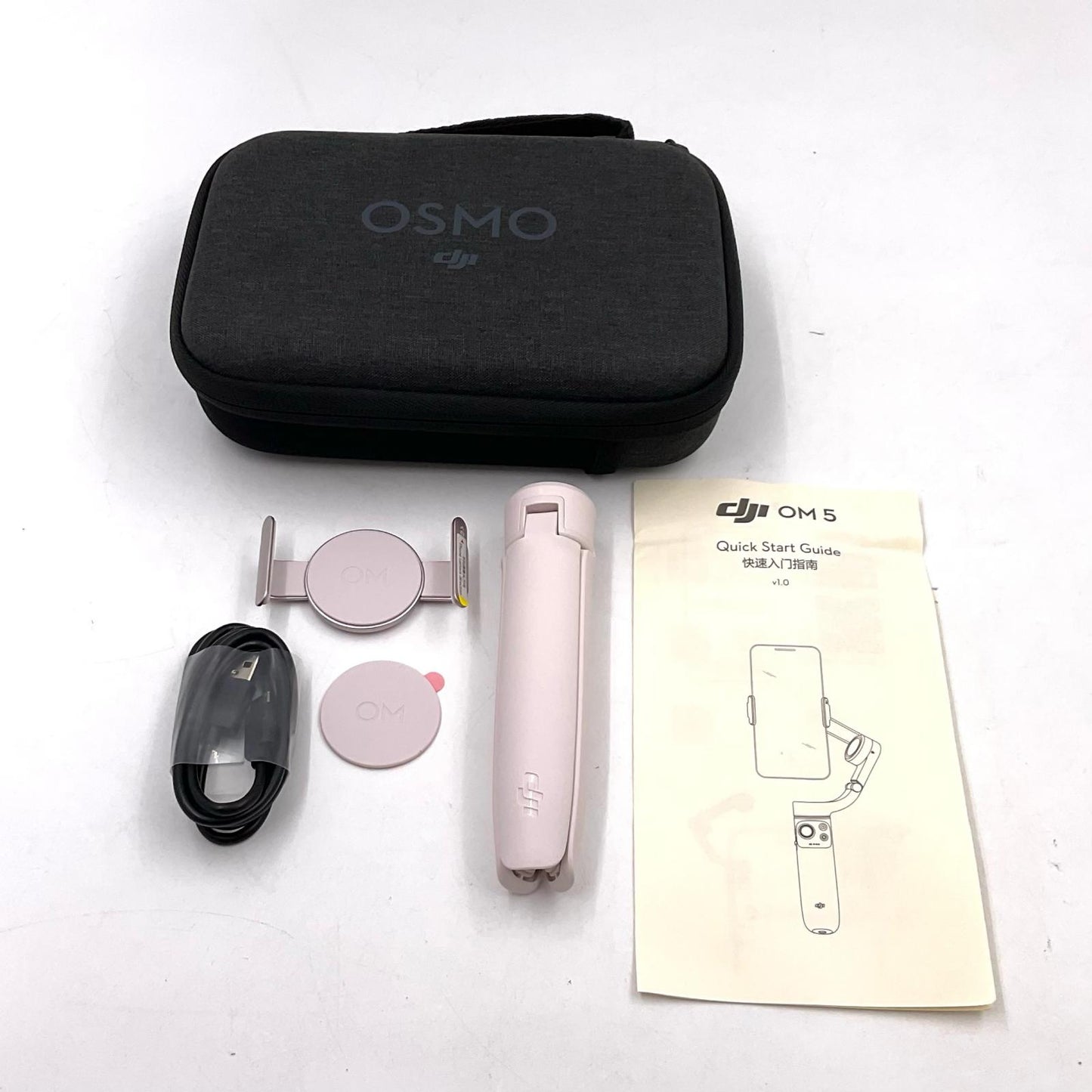 【全額返金保証】【最速発送】DJI OM 5 ライトピンク 美品 動作確認済